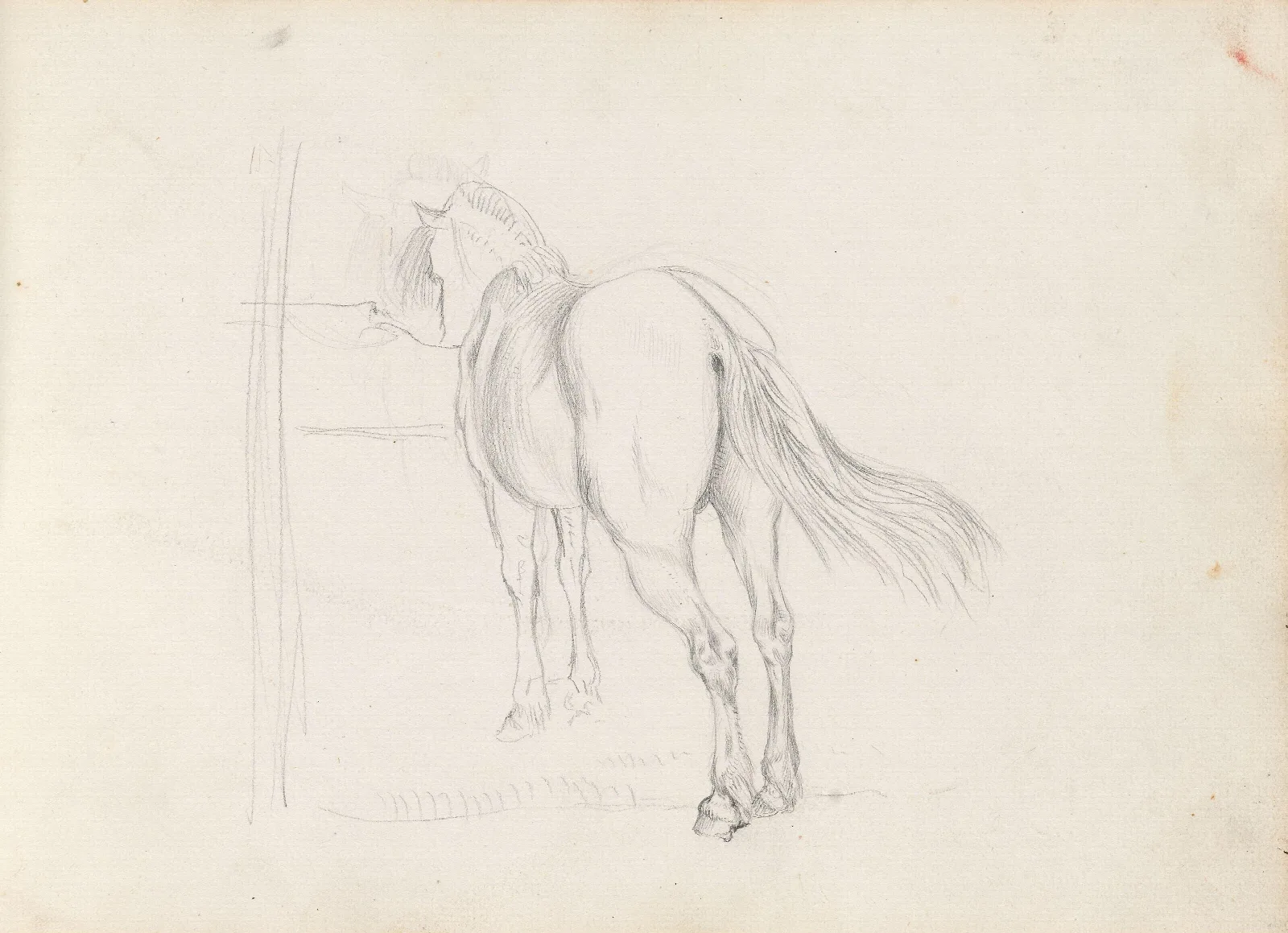 Horse 4 Wall Art by Adolph Tidemand - Canvas Print