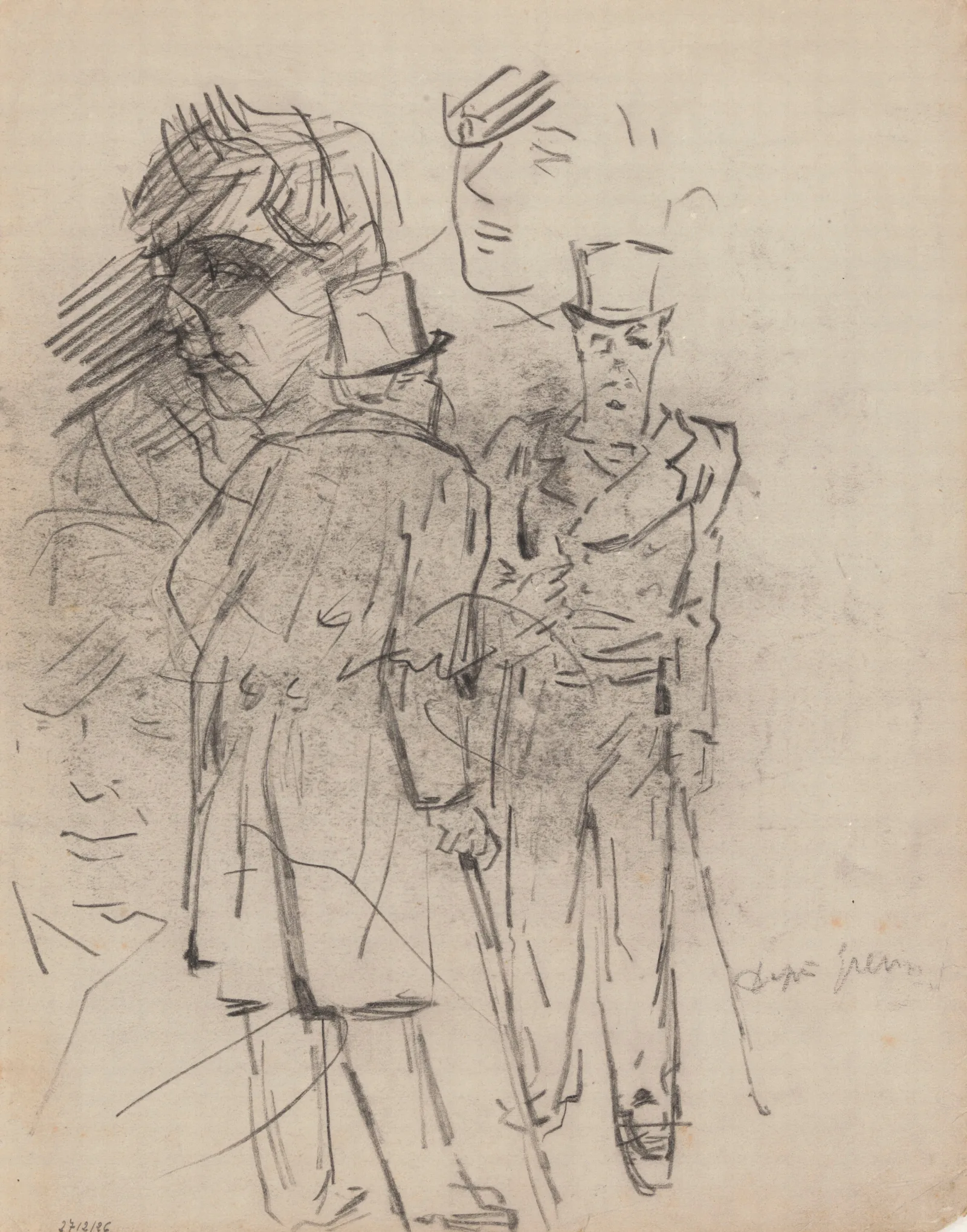 Copy After Grevin Wall Art by James Ensor - Canvas Print