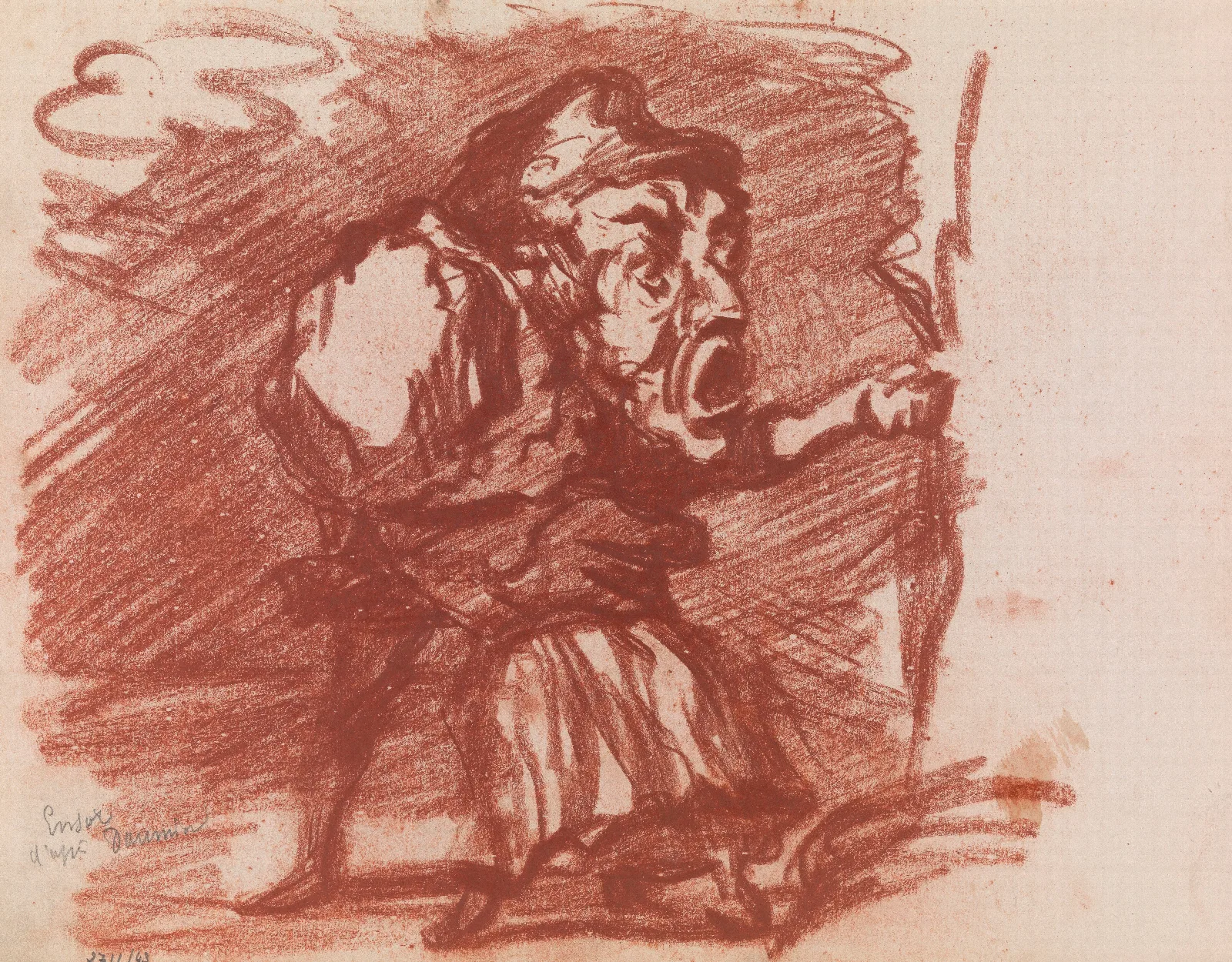 Copy After Honore Daumier Wall Art by James Ensor - Canvas Print