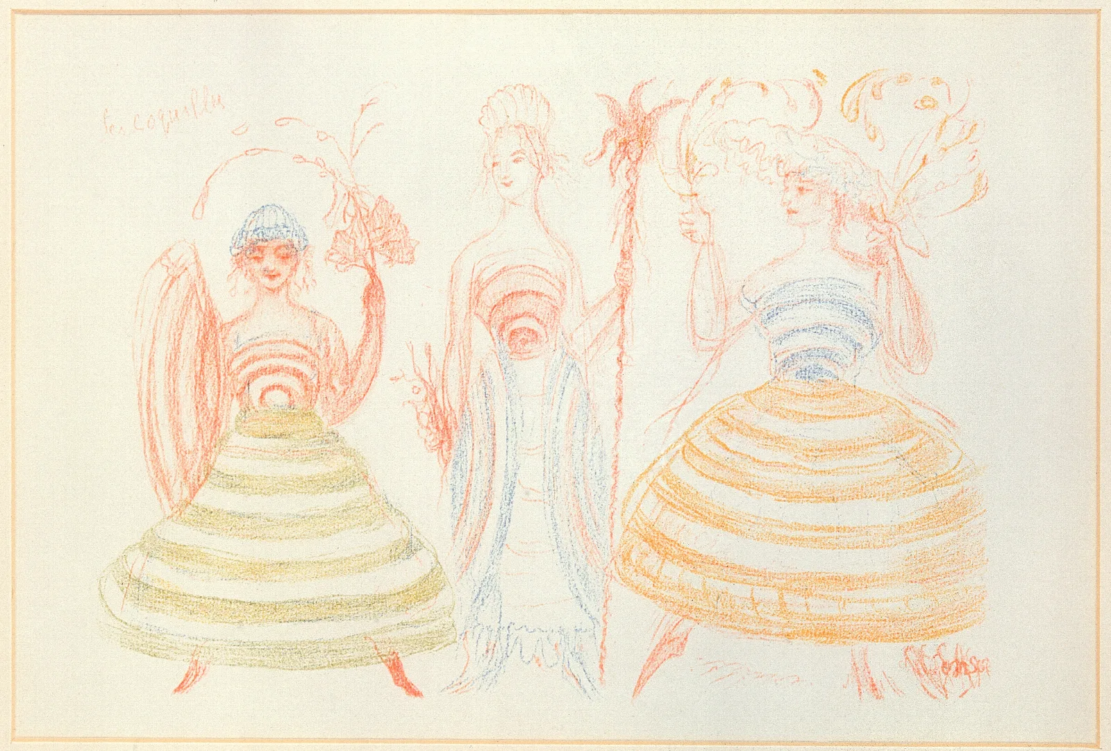 De Schelpen Wall Art by James Ensor - Canvas Print