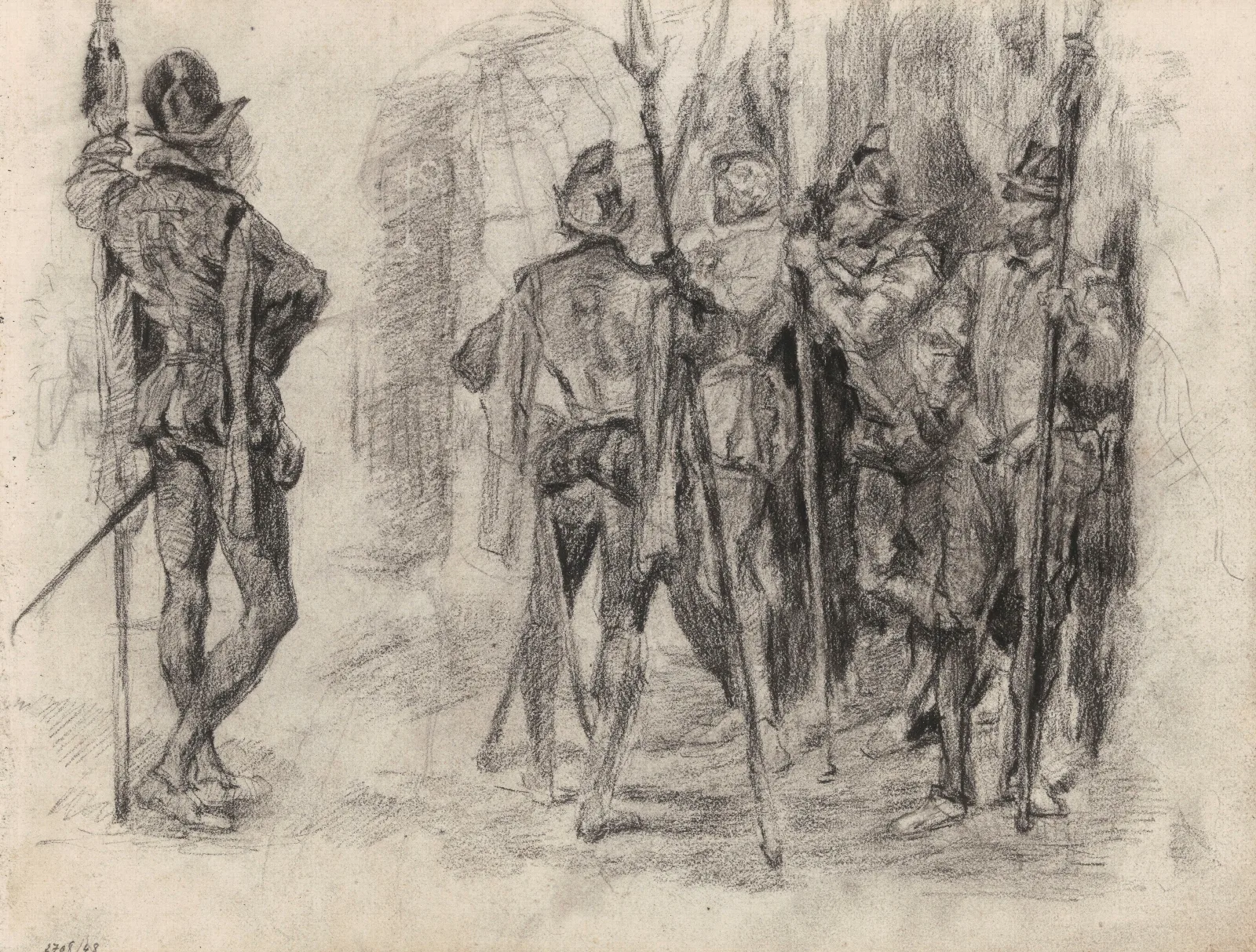 Don Quixote 17 Wall Art by James Ensor - Canvas Print