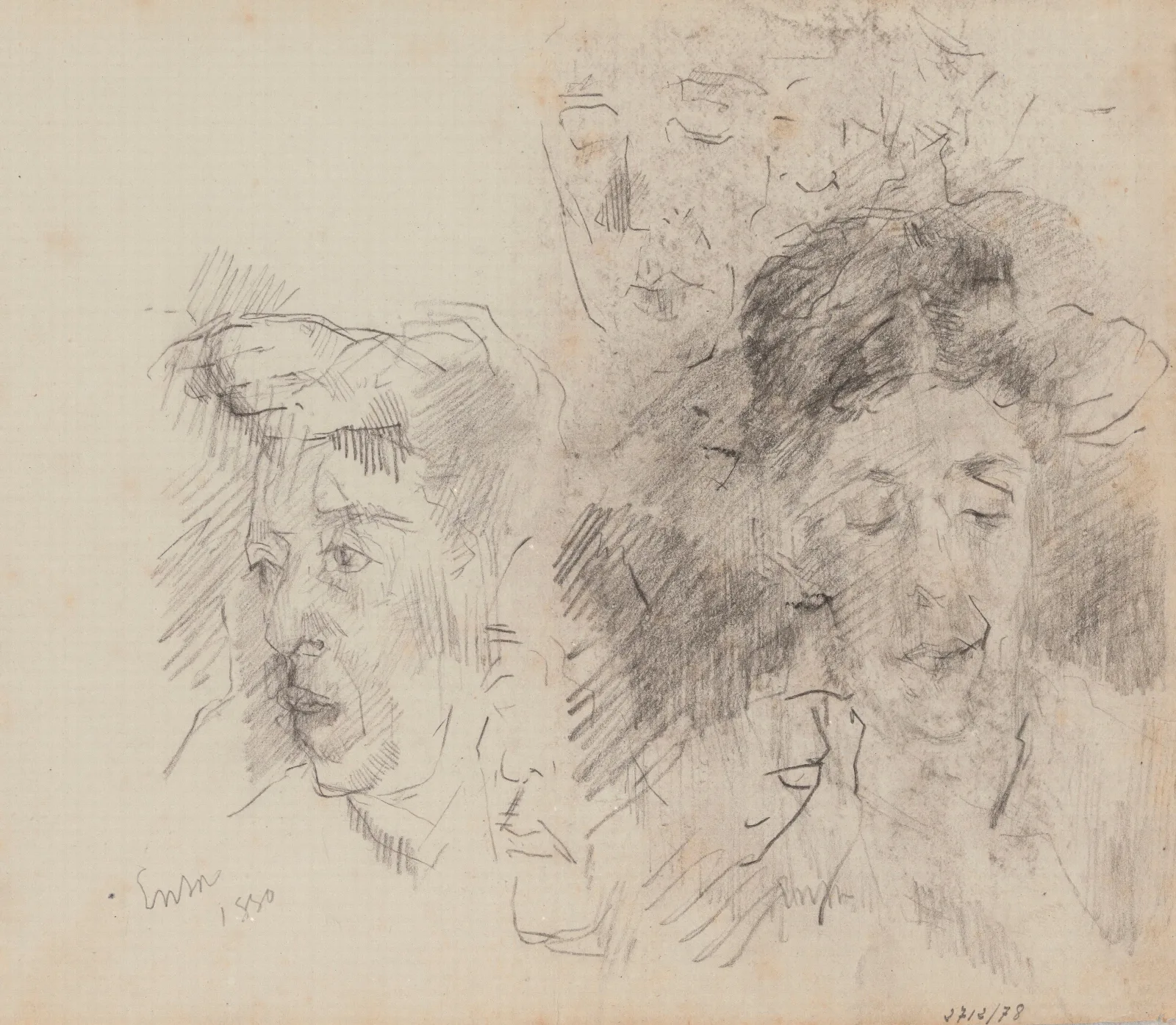Ensors Mother 4 Wall Art by James Ensor - Canvas Print