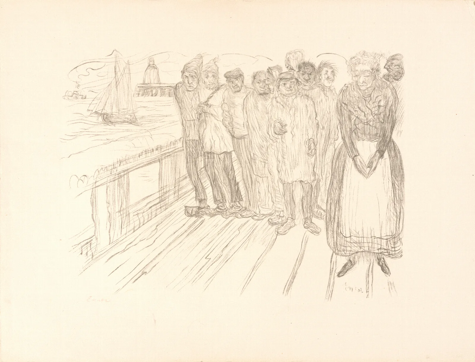 Le Roi Albert Et Son Temps Wall Art by James Ensor - Canvas Print