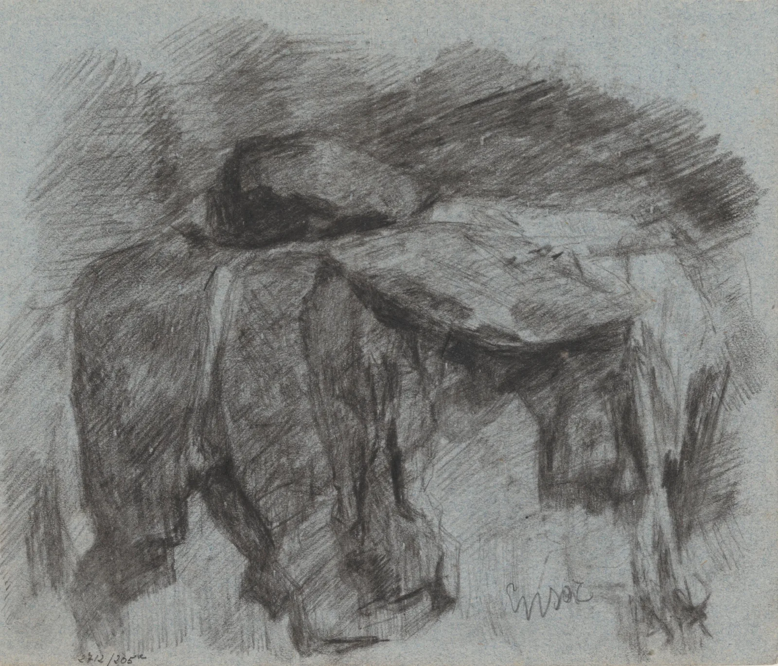 Material Study Wall Art by James Ensor - Canvas Print