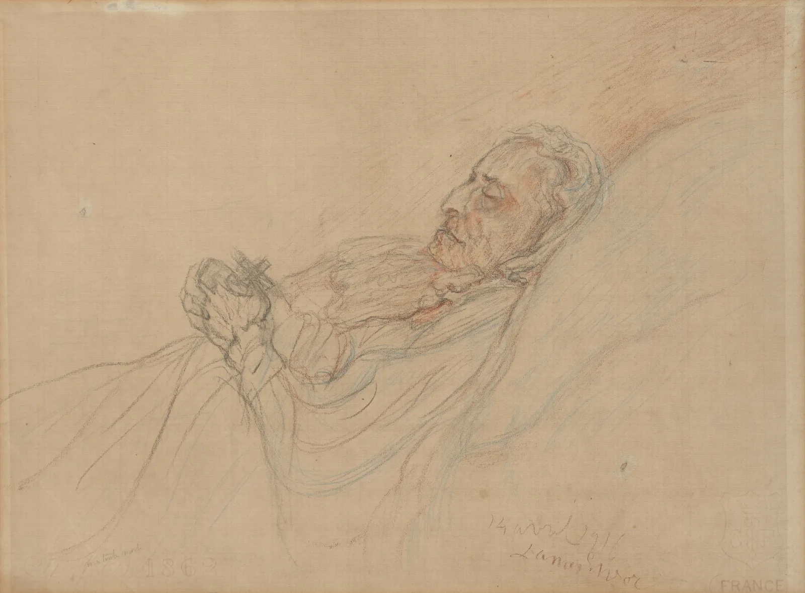 Mijn Dode Tante Wall Art by James Ensor - Canvas Print