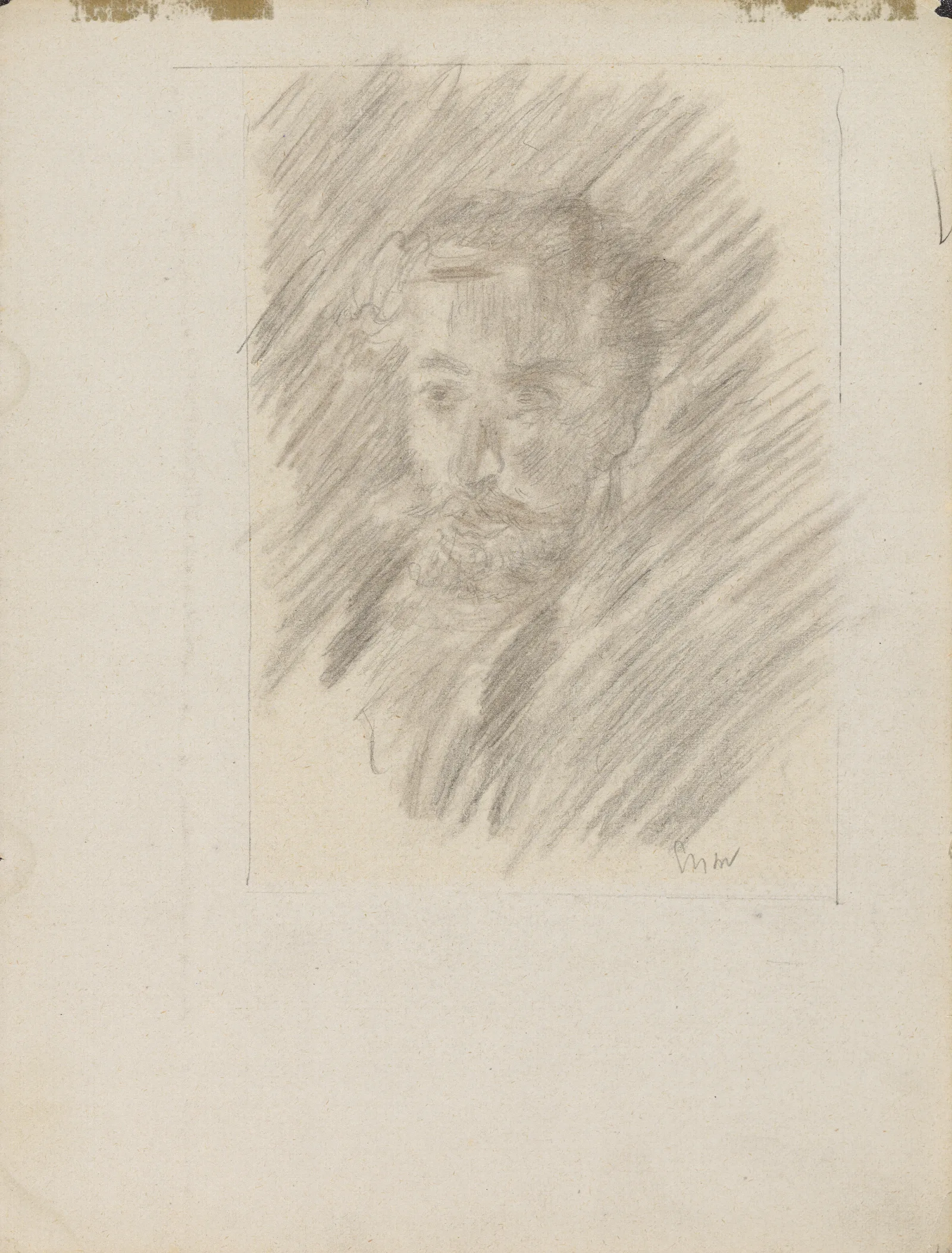 Portret Van Willy Finch Wall Art by James Ensor - Canvas Print