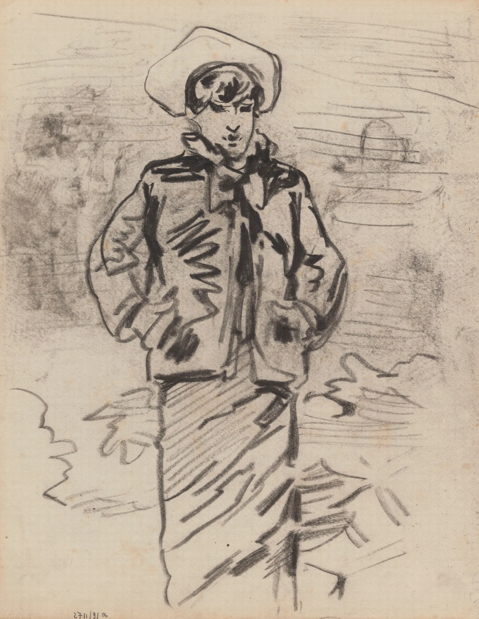 Stage Character Wall Art by James Ensor - Canvas Print