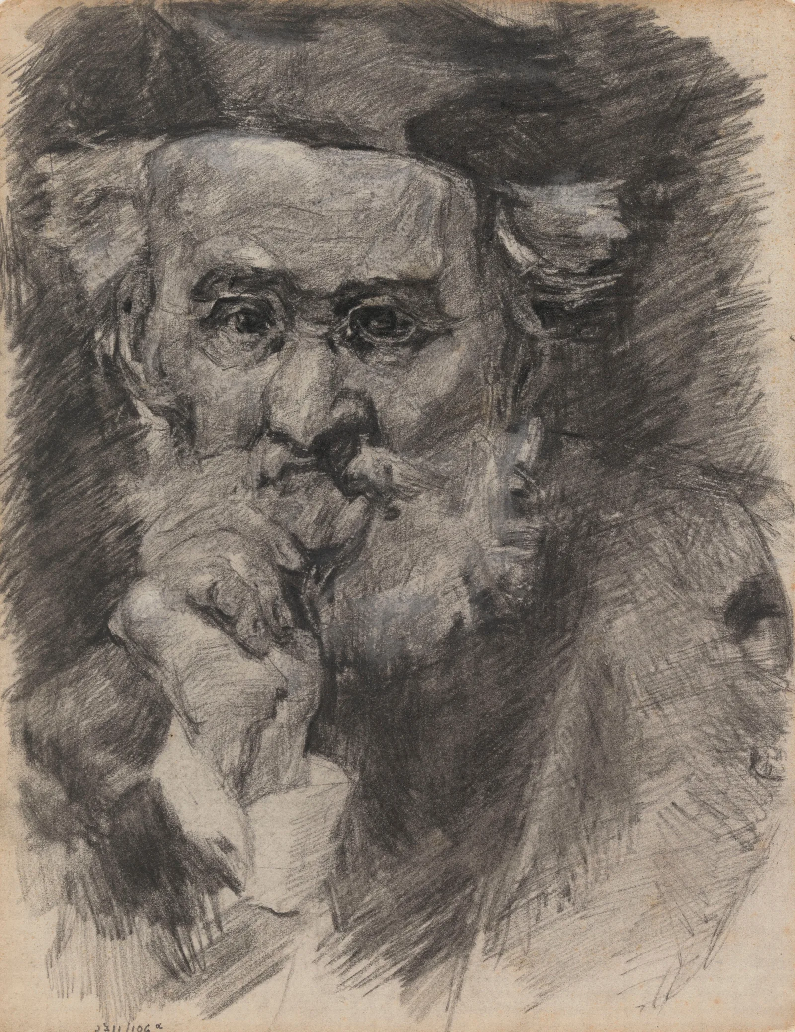 The Painter Jean Francois Millet Wall Art by James Ensor - Canvas Print