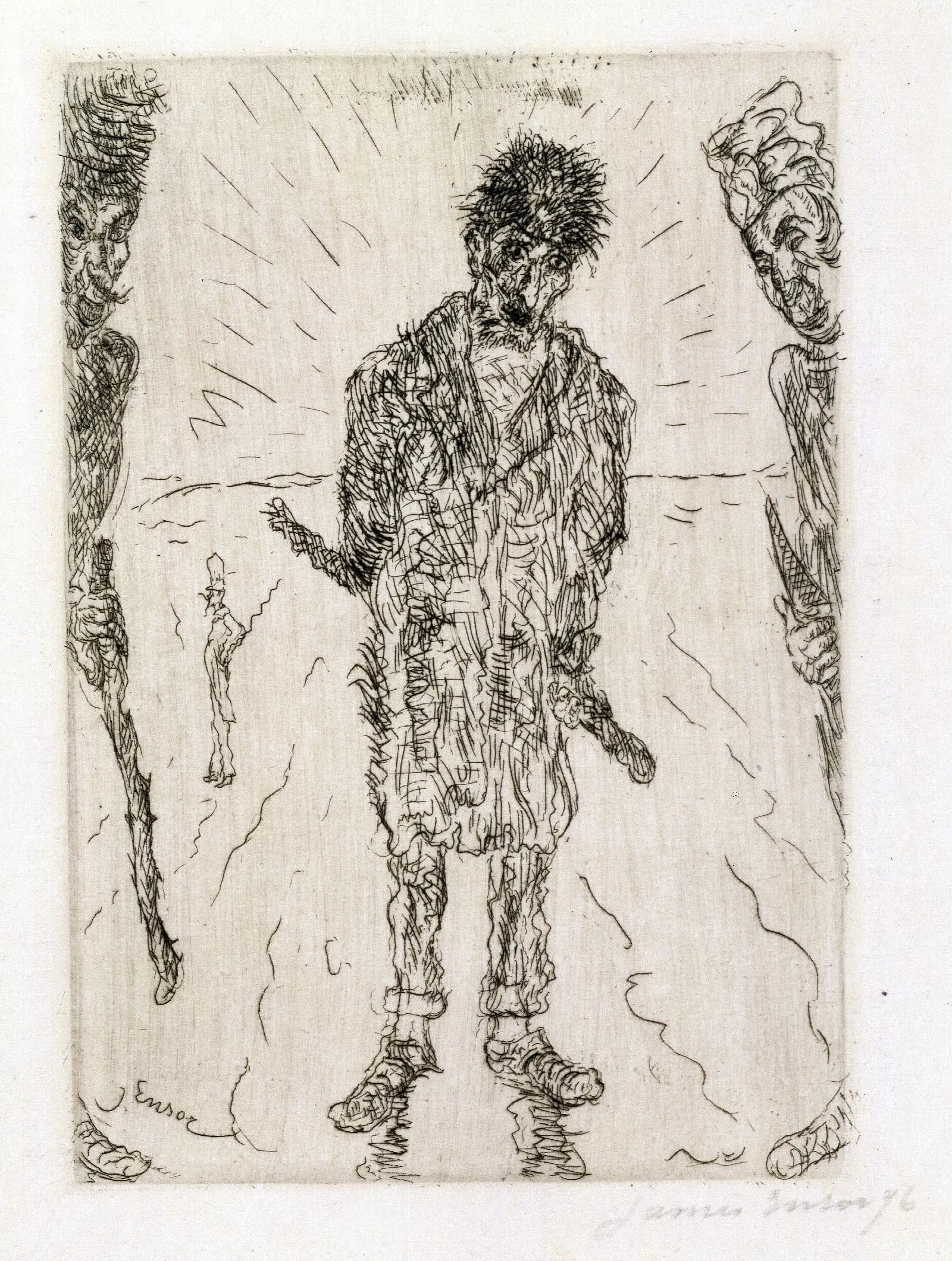 The Scoundrels Wall Art by James Ensor - Canvas Print