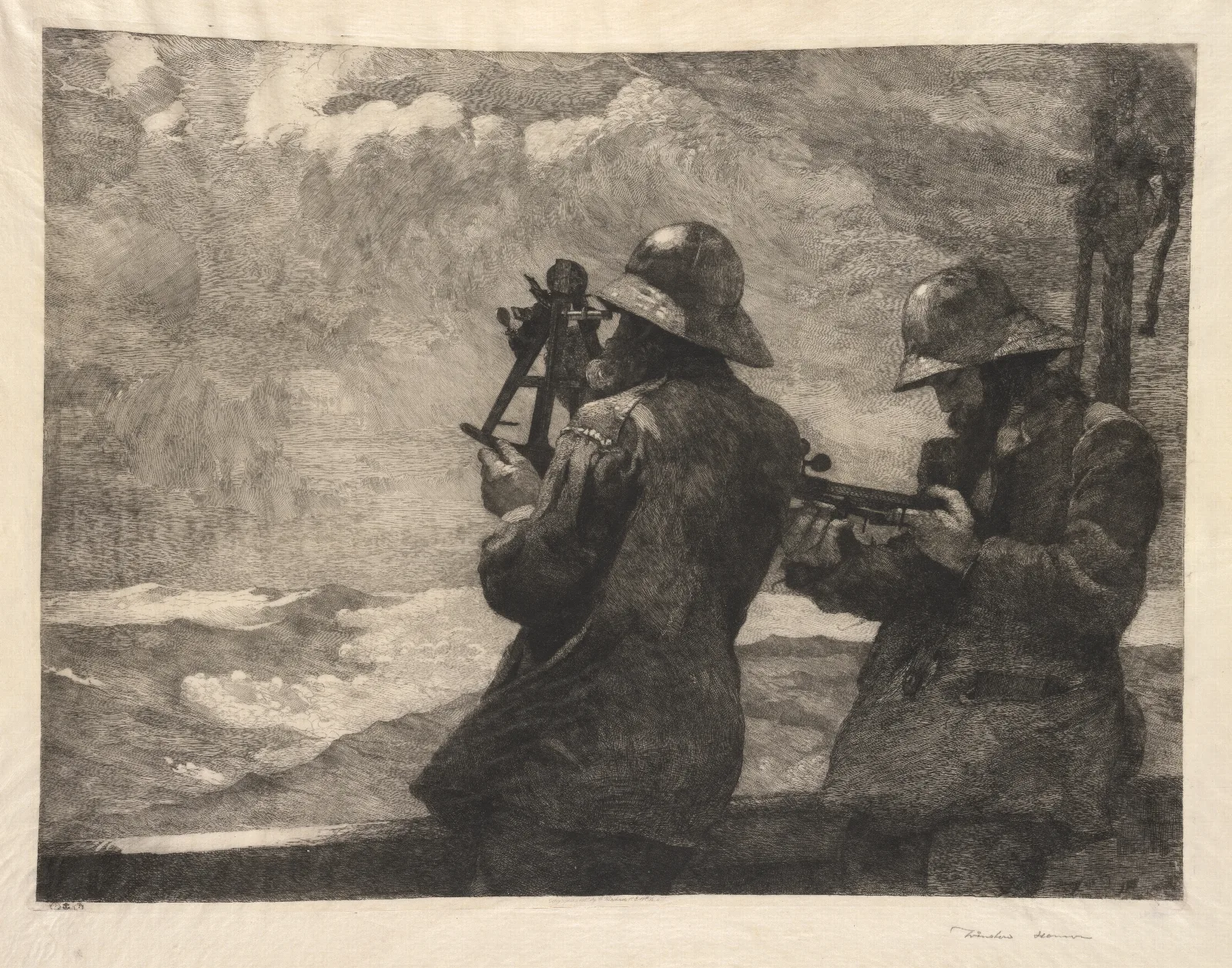Eight Bells Wall Art by Winslow Homer - Canvas Print