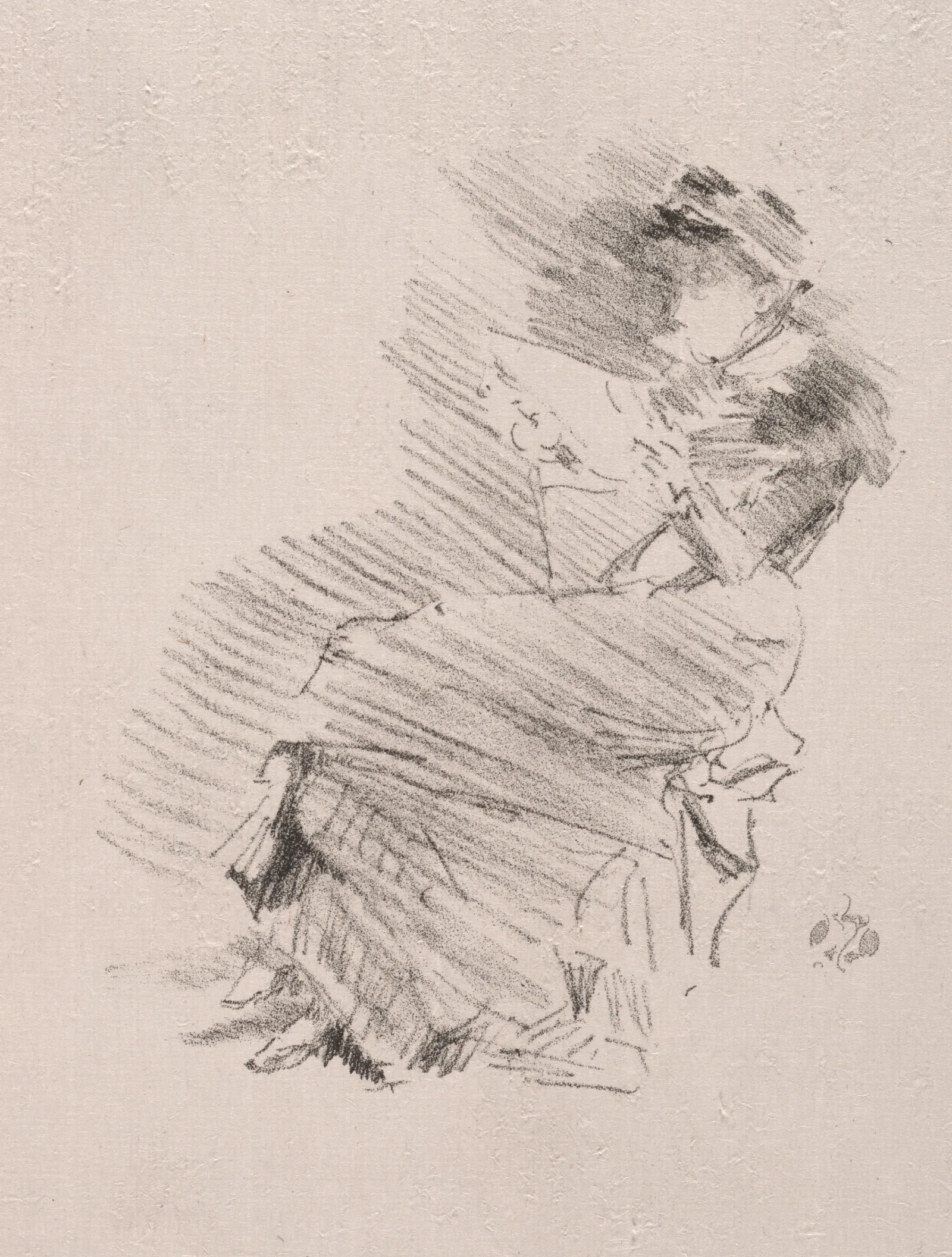 Reading 7 Wall Art by James Abbott McNeill Whistler - Canvas Print