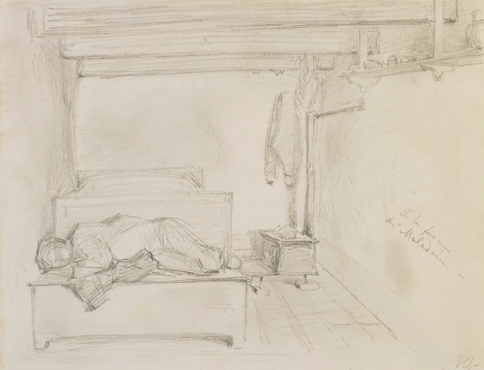 A La Ferme De Maladrie Wall Art by James Abbott McNeill Whistler - Canvas Print