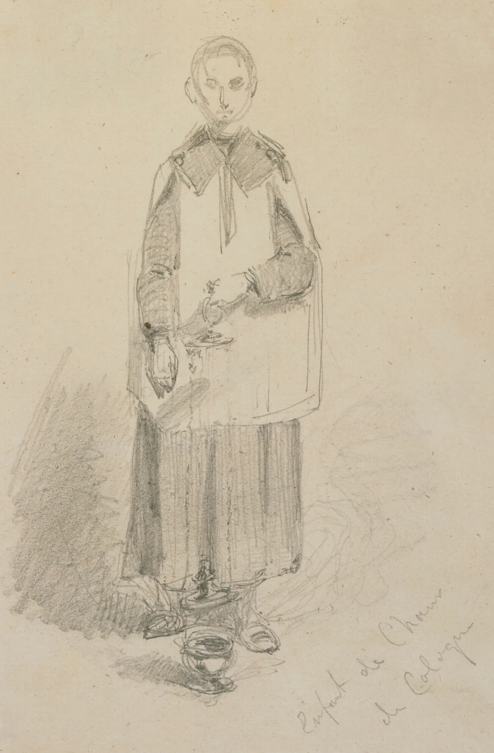 Enfant De Choeur De Cologne Wall Art by James Abbott McNeill Whistler - Canvas Print