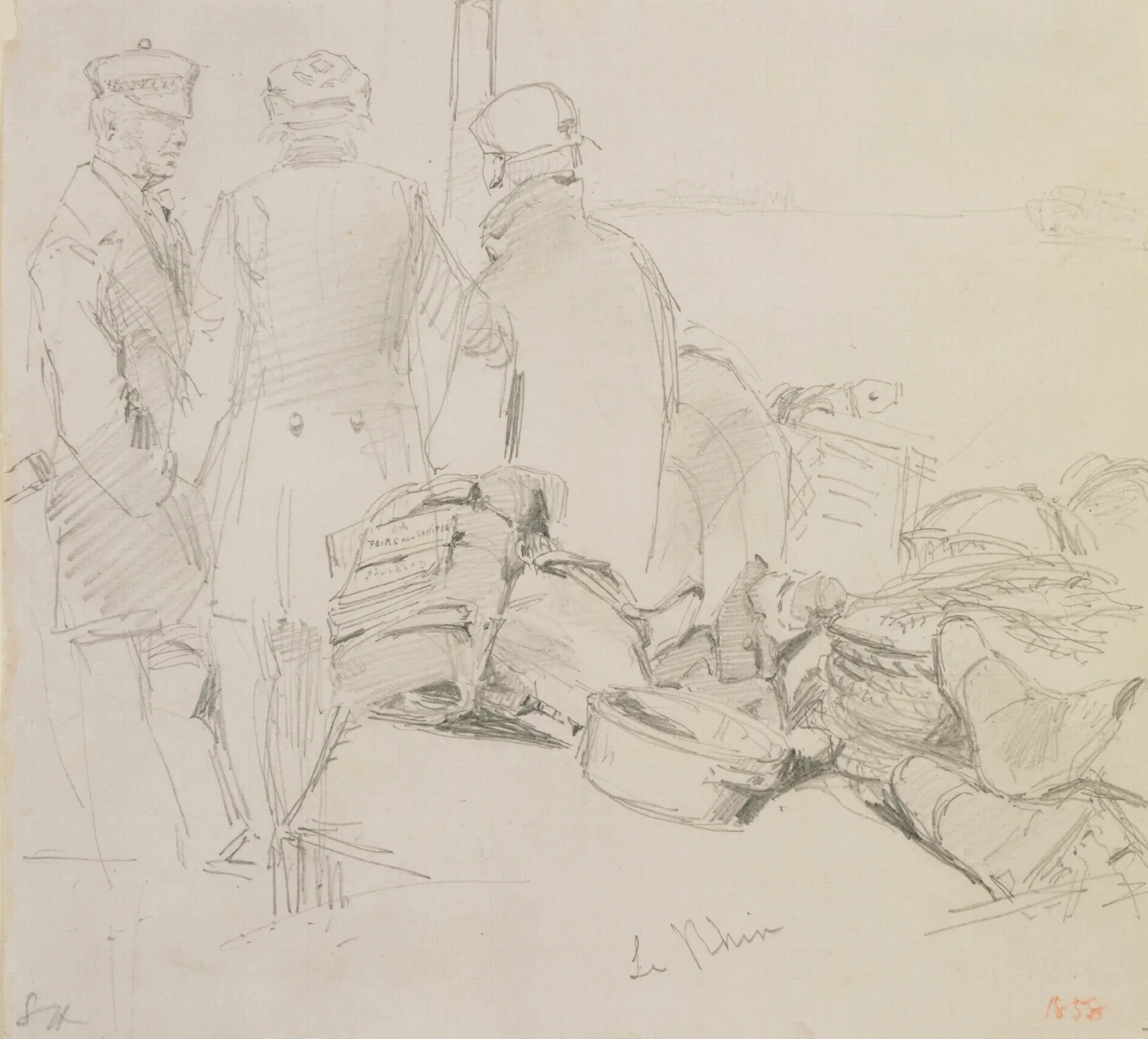 Le Rhin Wall Art by James Abbott McNeill Whistler - Canvas Print