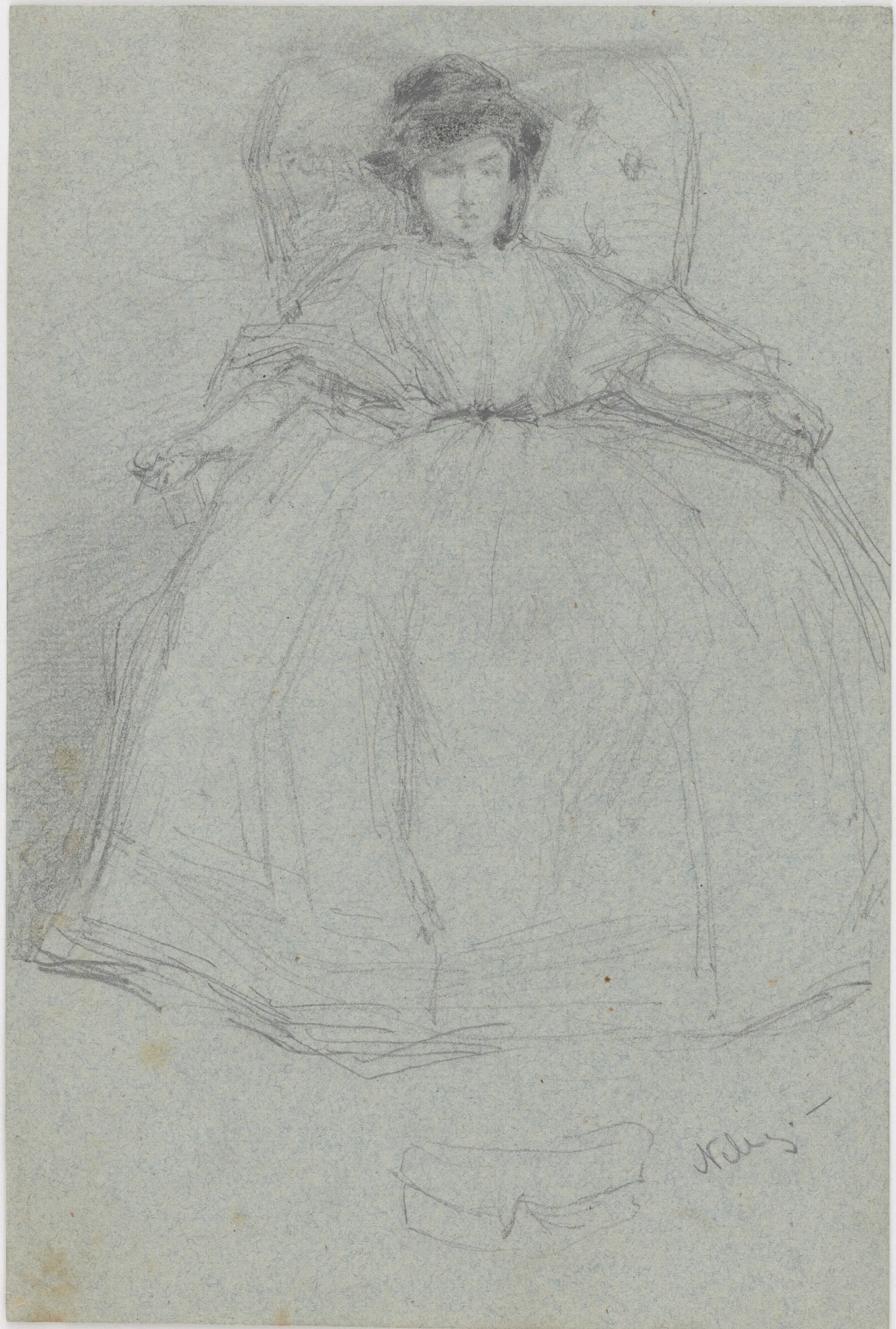 Nelly Wall Art by James Abbott McNeill Whistler - Canvas Print