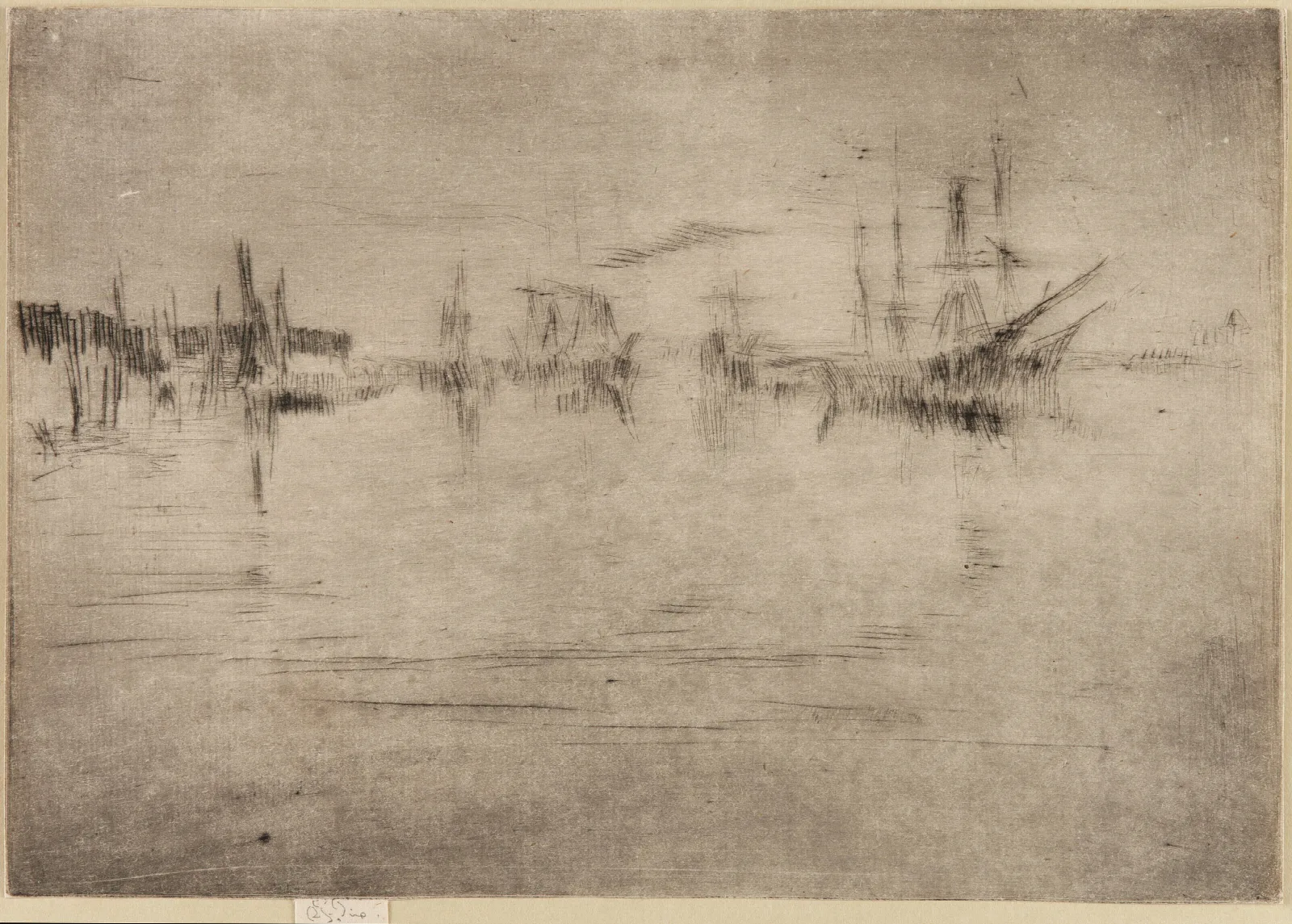 Nocturne Shipping Wall Art by James Abbott McNeill Whistler - Canvas Print
