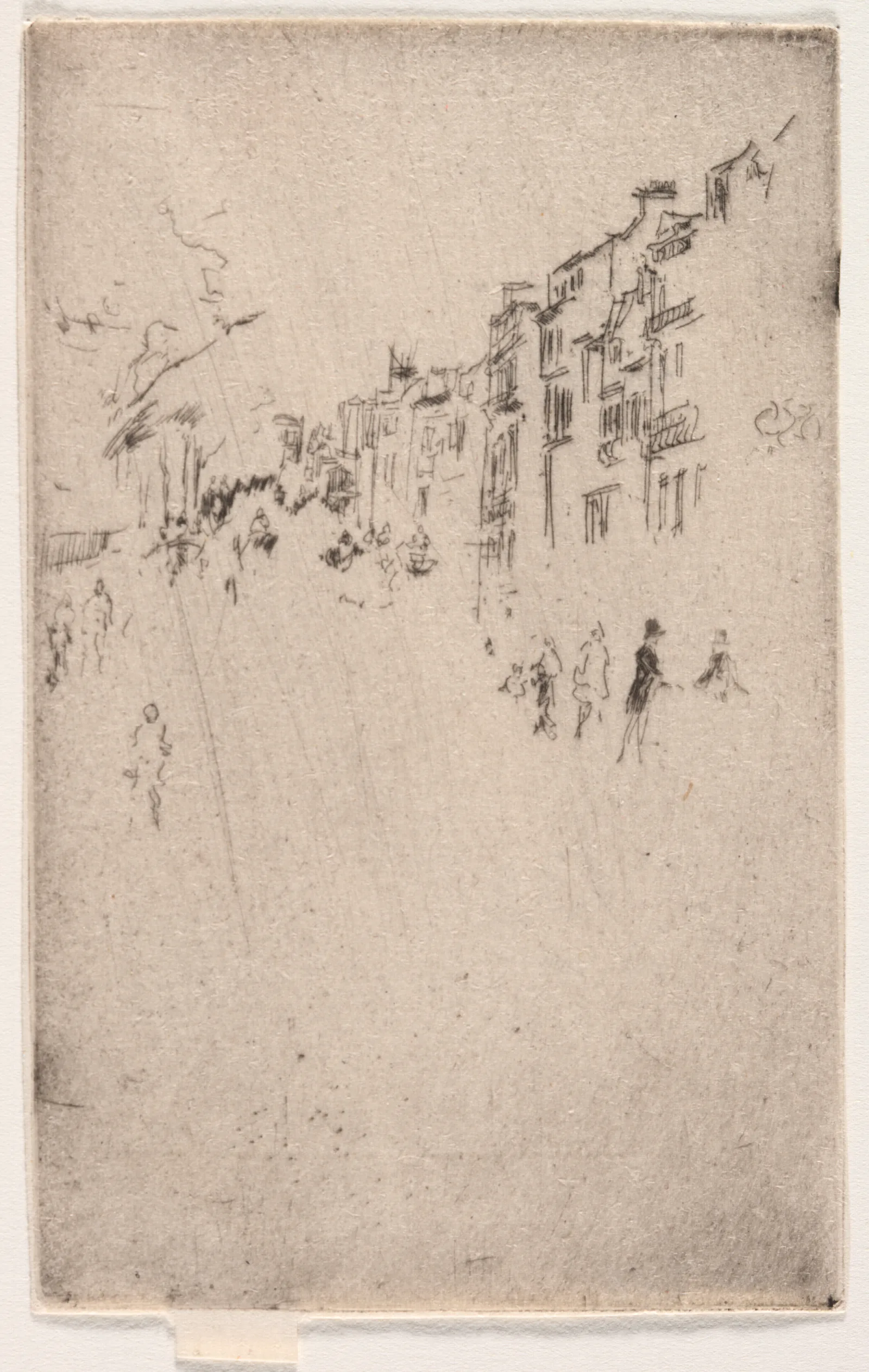 A Fragment Of Piccadilly Wall Art by James Abbott McNeill Whistler - Canvas Print