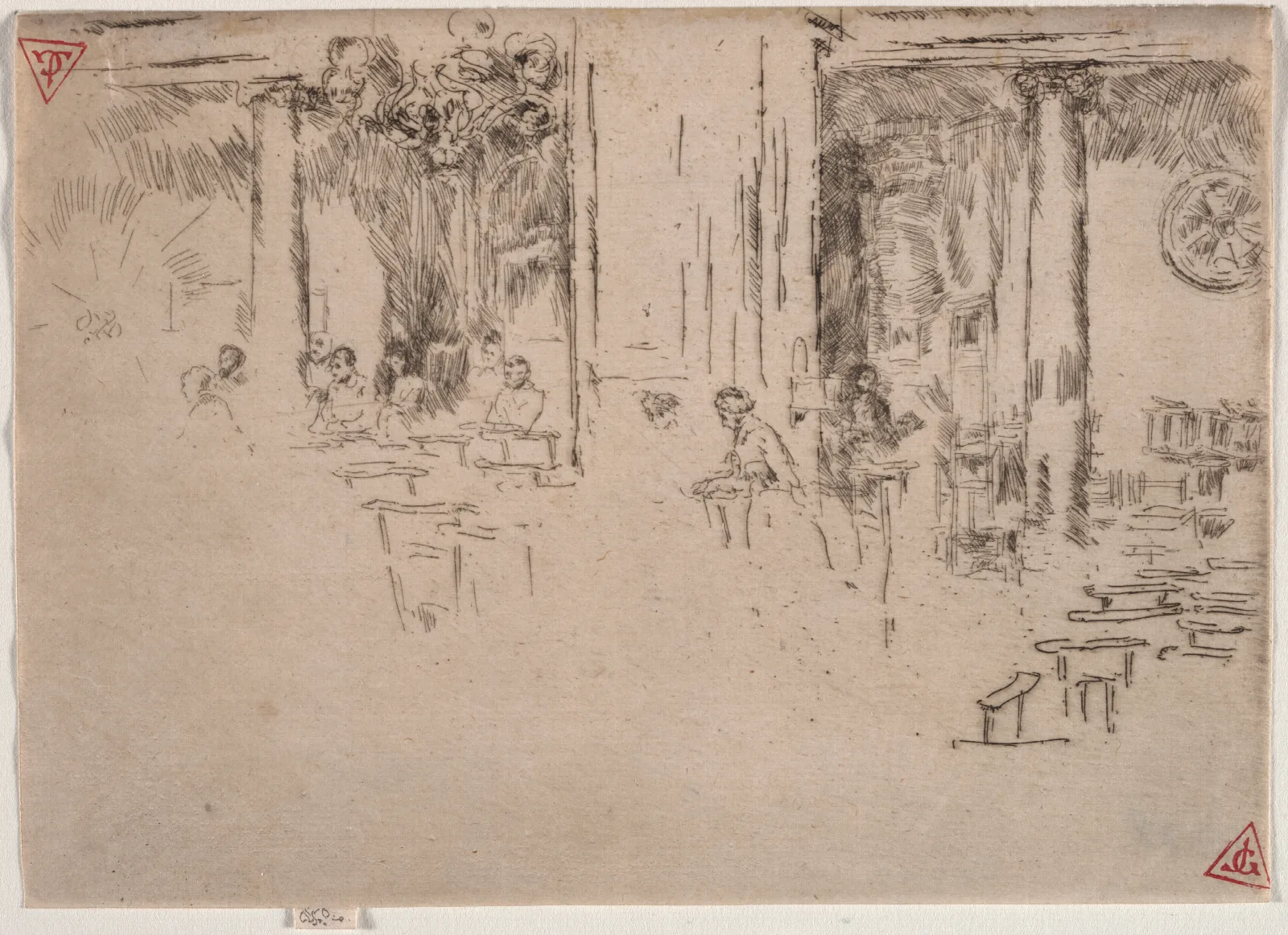 Church Brussels Wall Art by James Abbott McNeill Whistler - Canvas Print