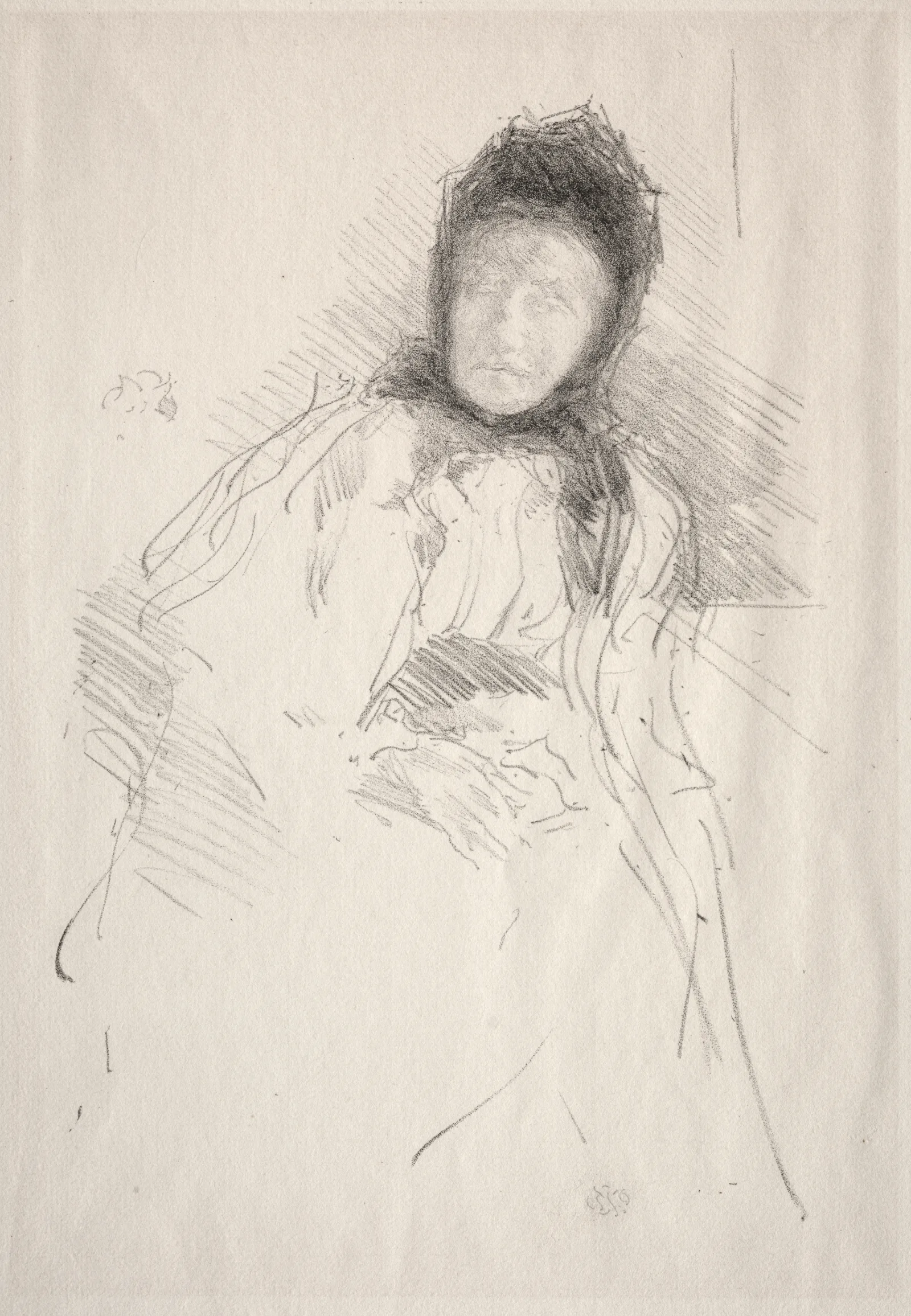 Lady Haden Wall Art by James Abbott McNeill Whistler - Canvas Print