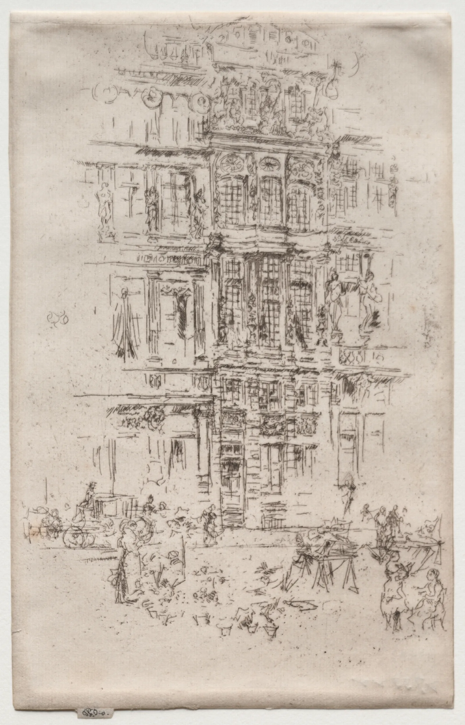 Palaces Brussels Wall Art by James Abbott McNeill Whistler - Canvas Print