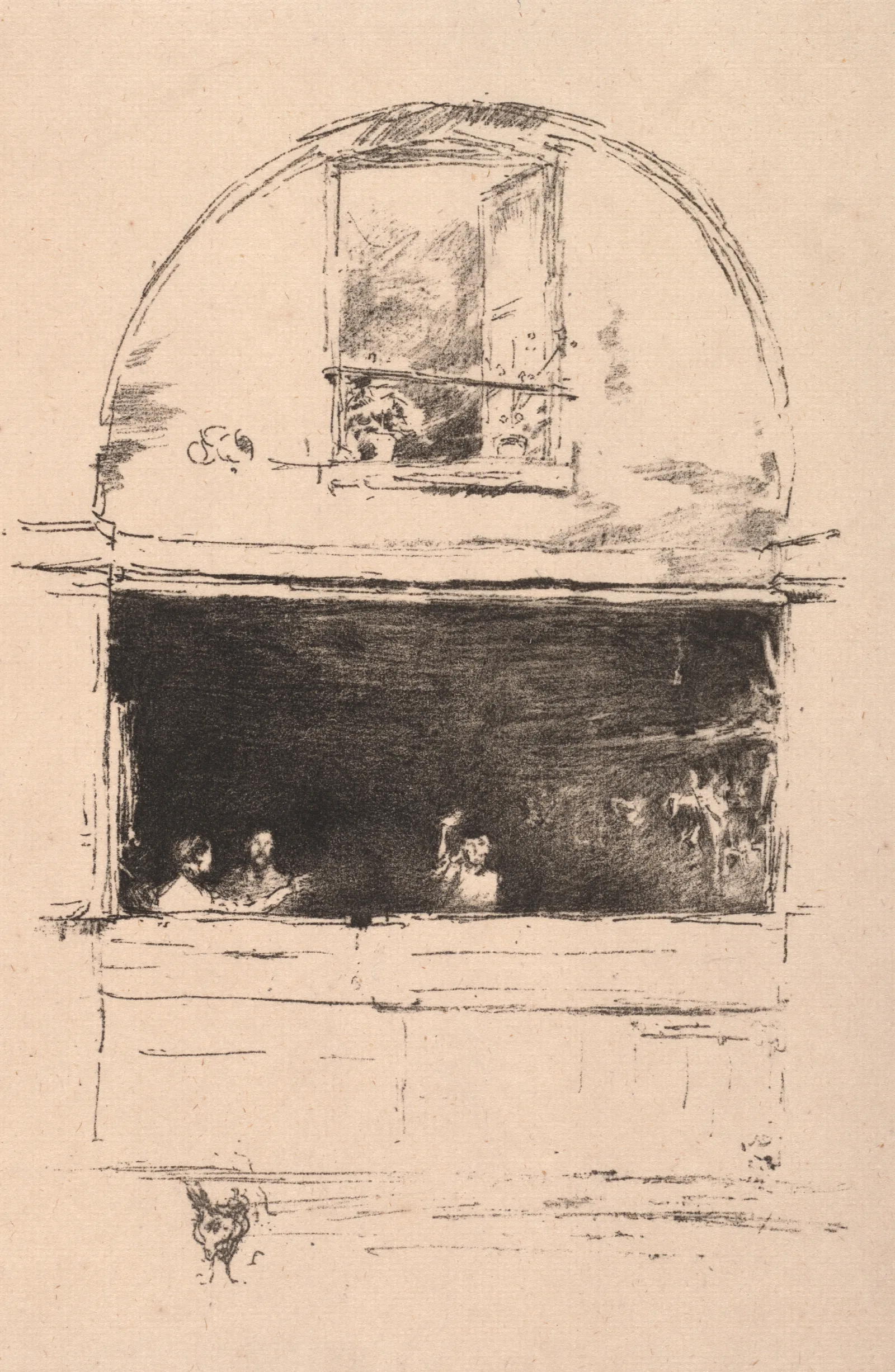 The Forge Passage Du Dragon Wall Art by James Abbott McNeill Whistler - Canvas Print