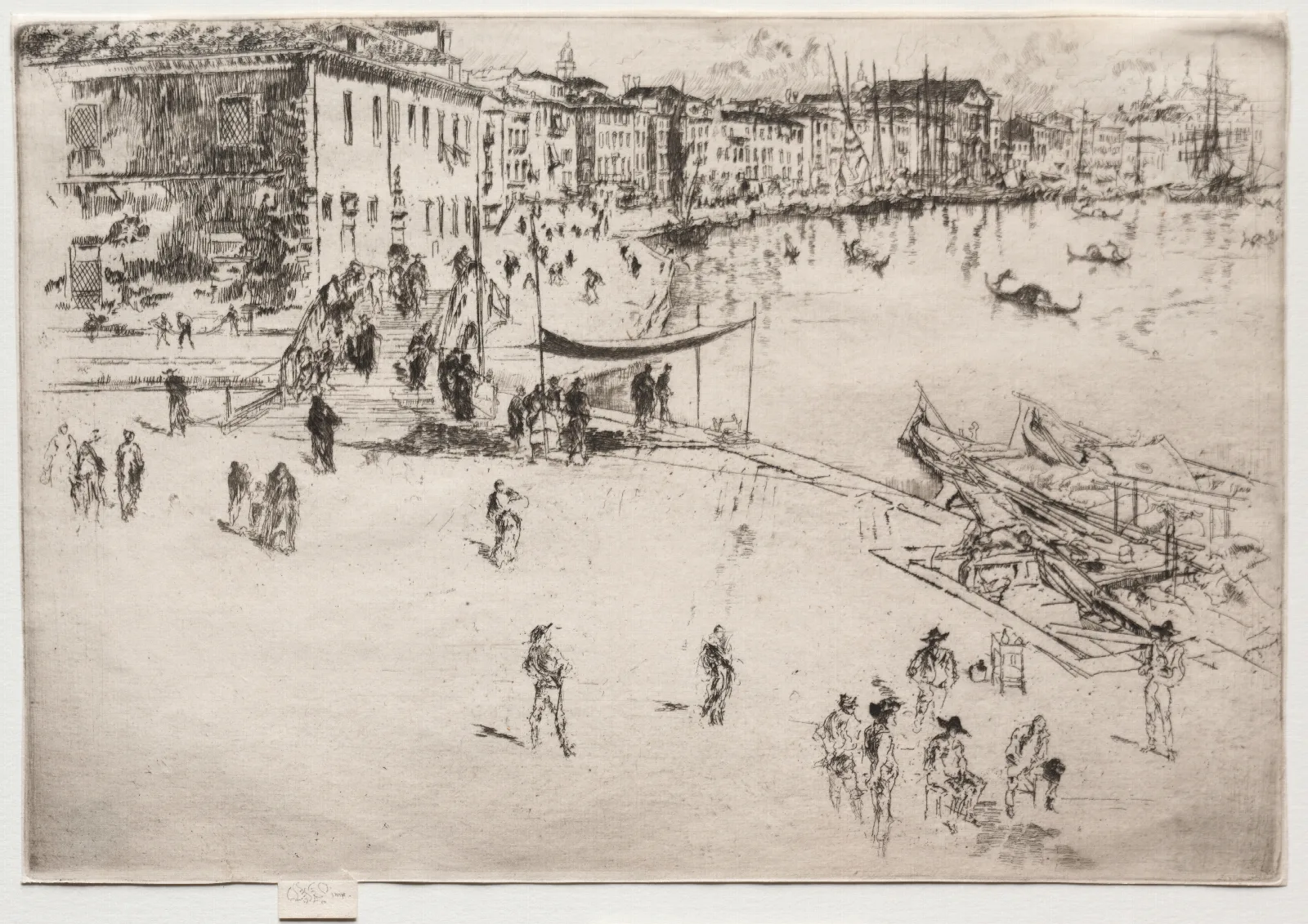 The Riva No 2 Wall Art by James Abbott McNeill Whistler - Canvas Print