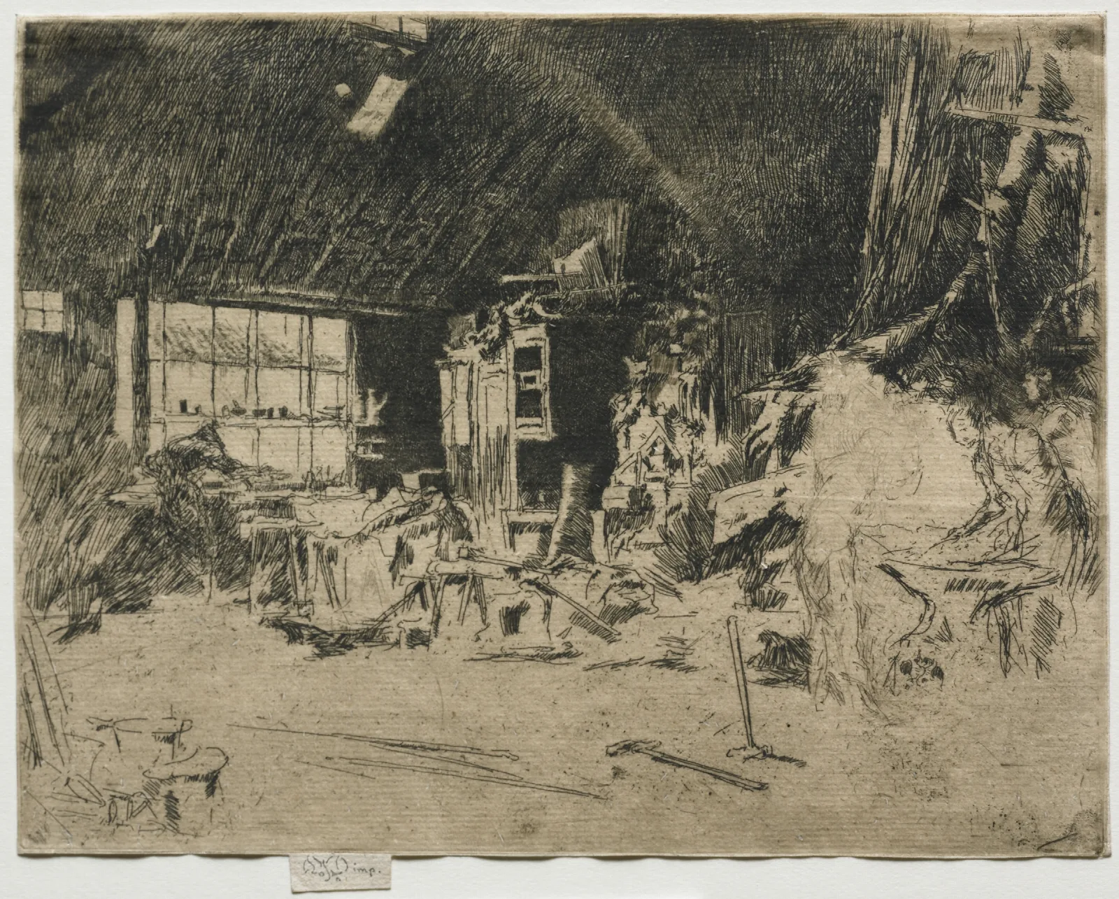 The Smithy 3 Wall Art by James Abbott McNeill Whistler - Canvas Print