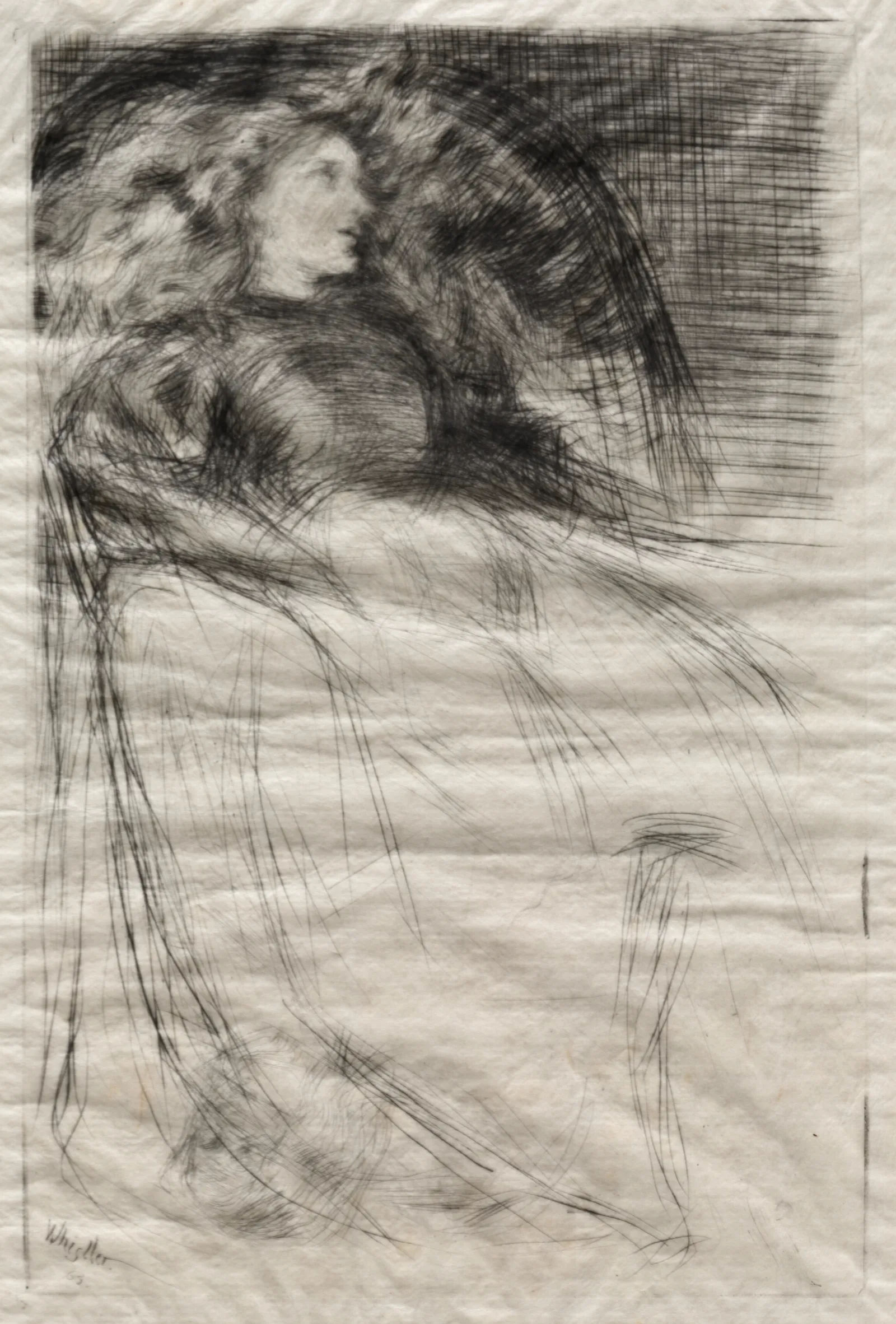 Walter Sickert 2 Wall Art by James Abbott McNeill Whistler - Canvas Print