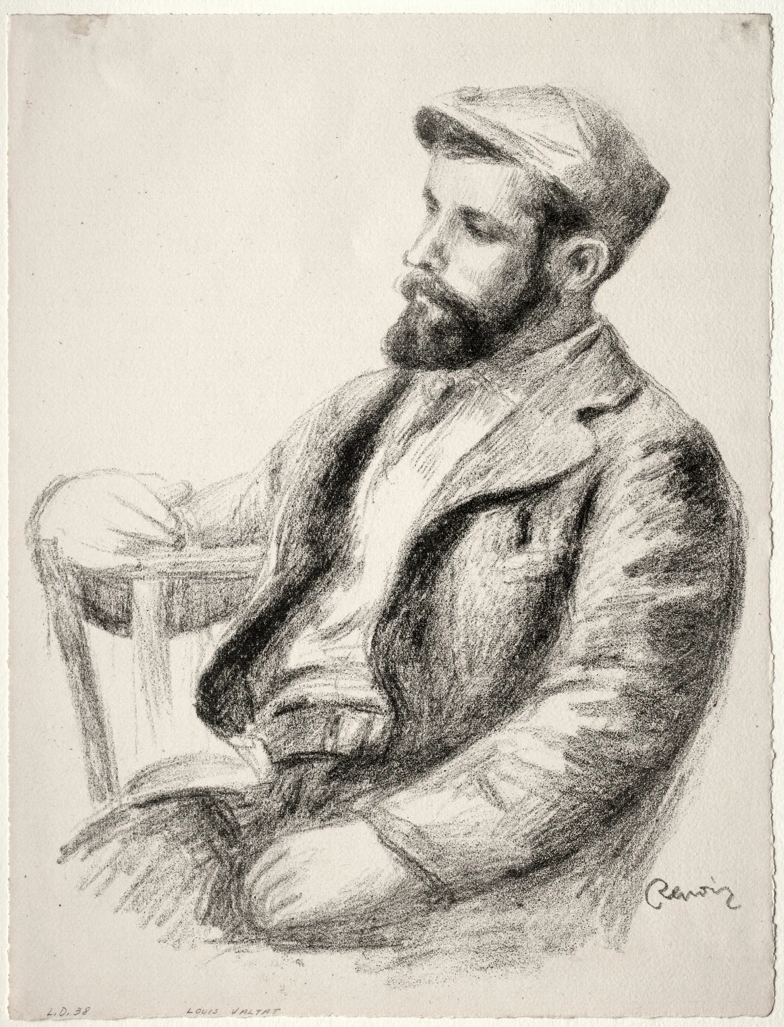 Louis Valtat Wall Art by Pierre-Auguste Renoir - Canvas Print