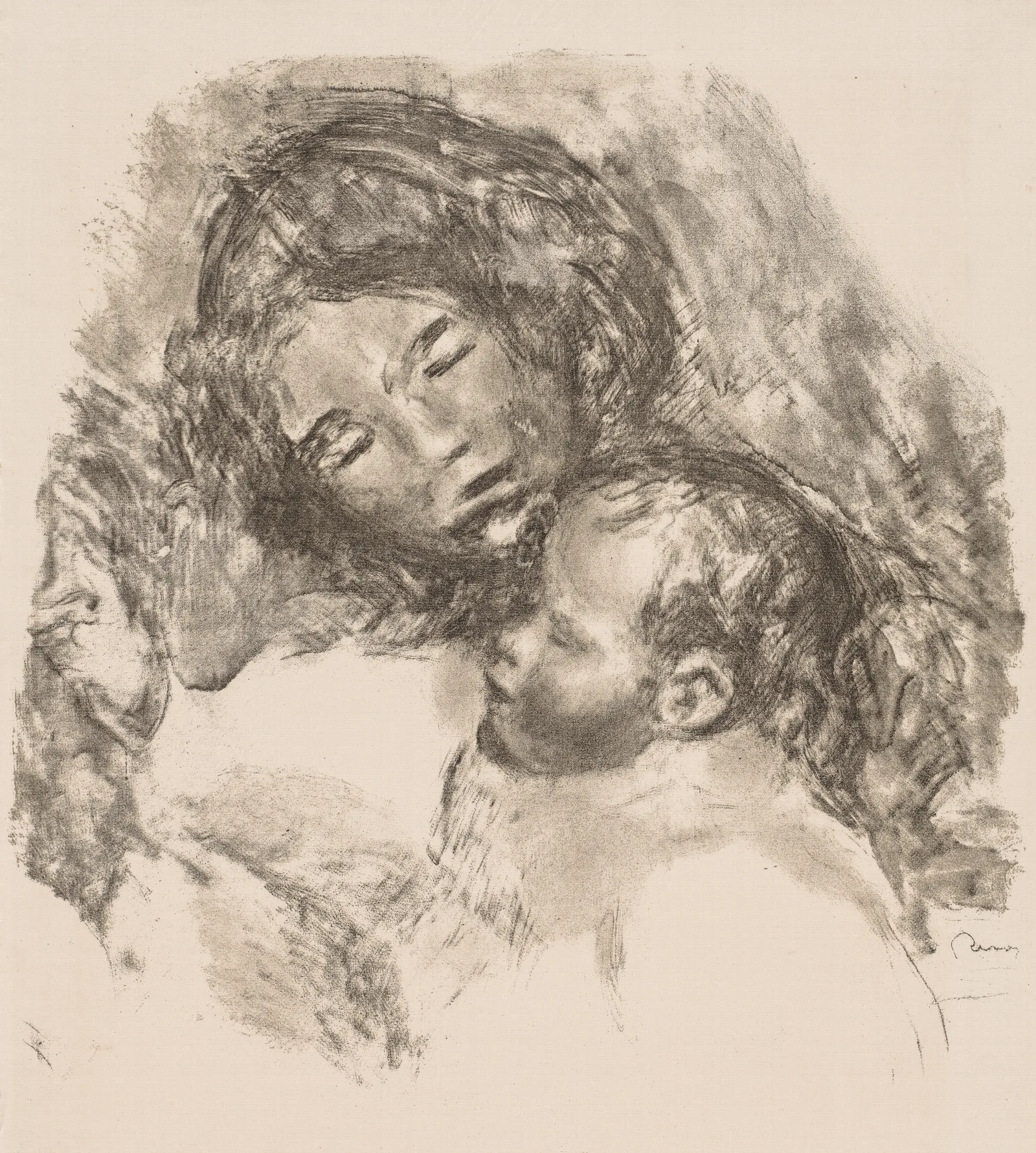 Motherhood 5 Wall Art by Pierre-Auguste Renoir - Canvas Print