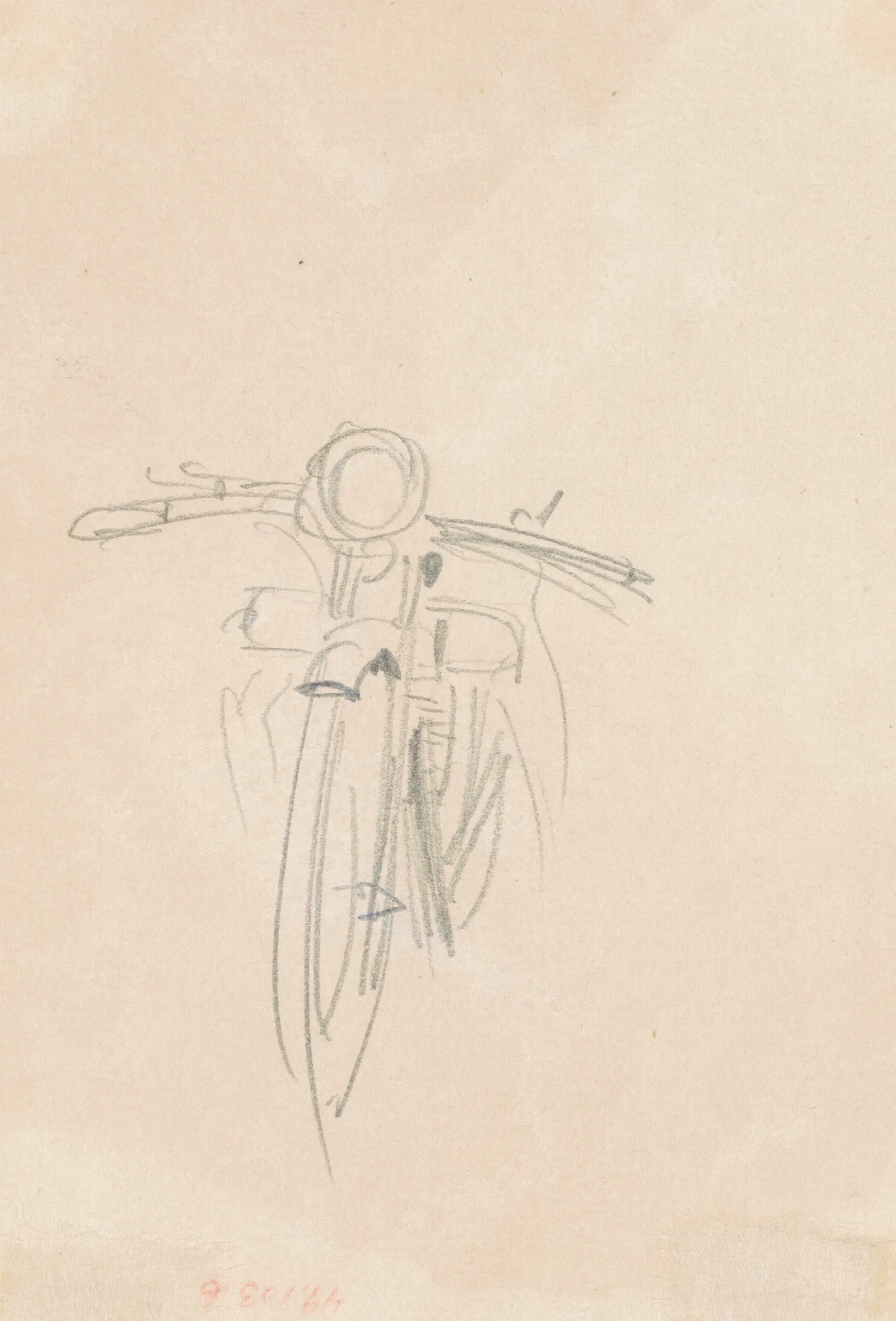 Motorcycle Verso Wall Art by John Singer Sargent - Canvas Print