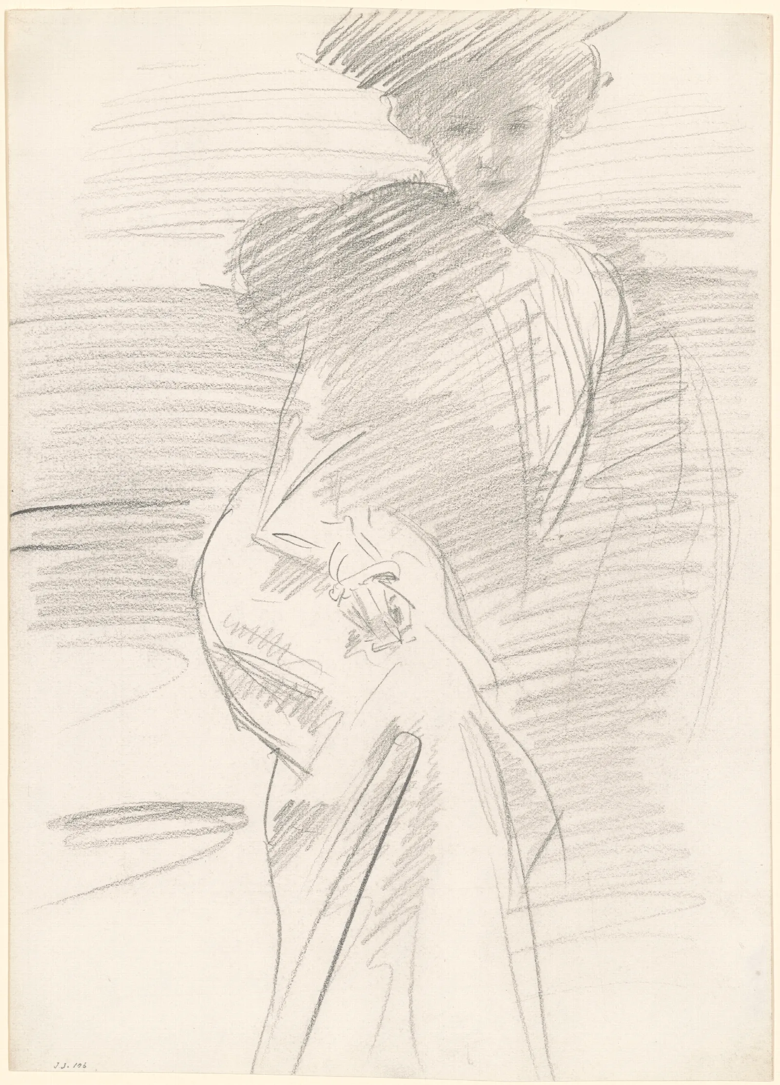 Seated Woman 2 Wall Art by John Singer Sargent - Canvas Print