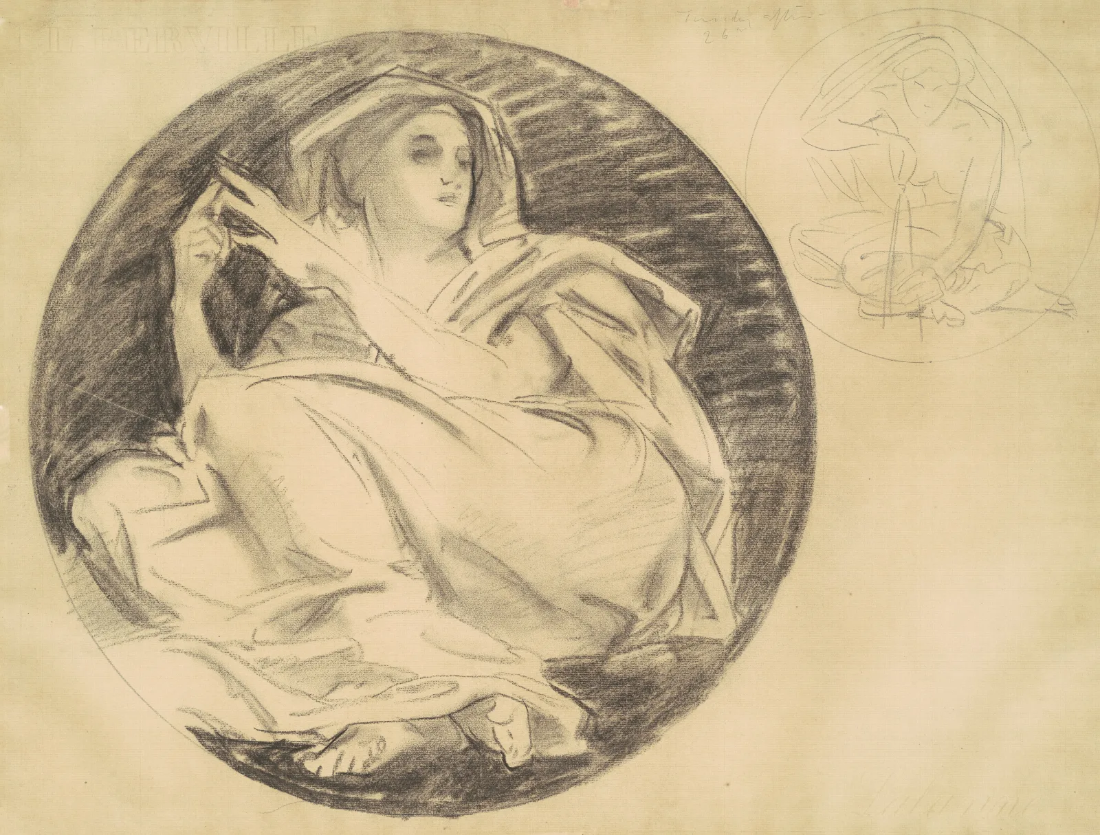Studies For Astronomy Wall Art by John Singer Sargent - Canvas Print