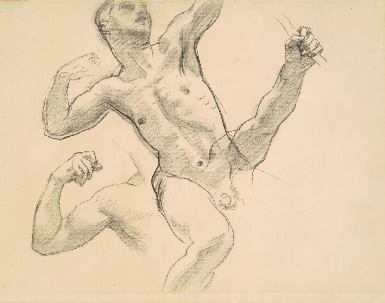 Studies Of Achilles For Chiron And Achilles Wall Art by John Singer Sargent - Canvas Print