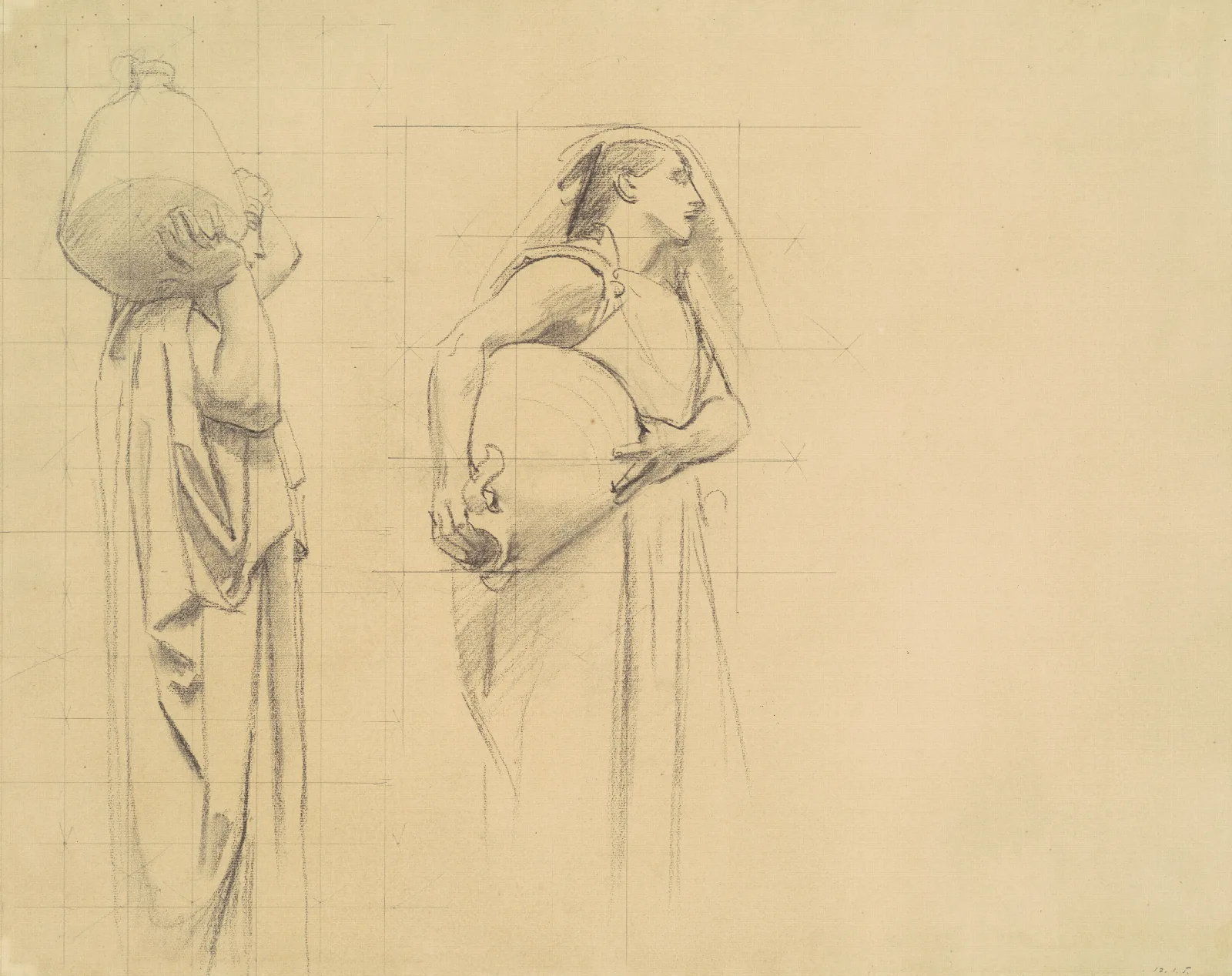 Study For The Danaides Wall Art by John Singer Sargent - Canvas Print