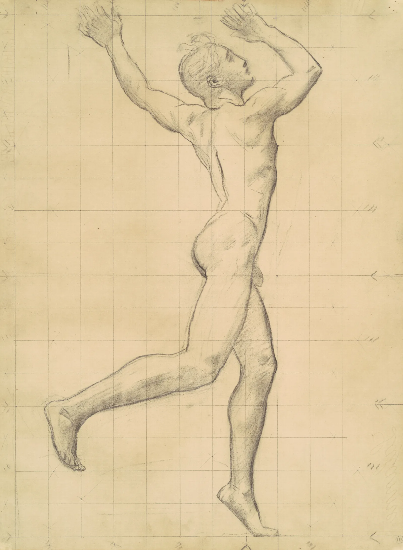 Study Of Apollo For Apollo And Daphne Wall Art by John Singer Sargent - Canvas Print