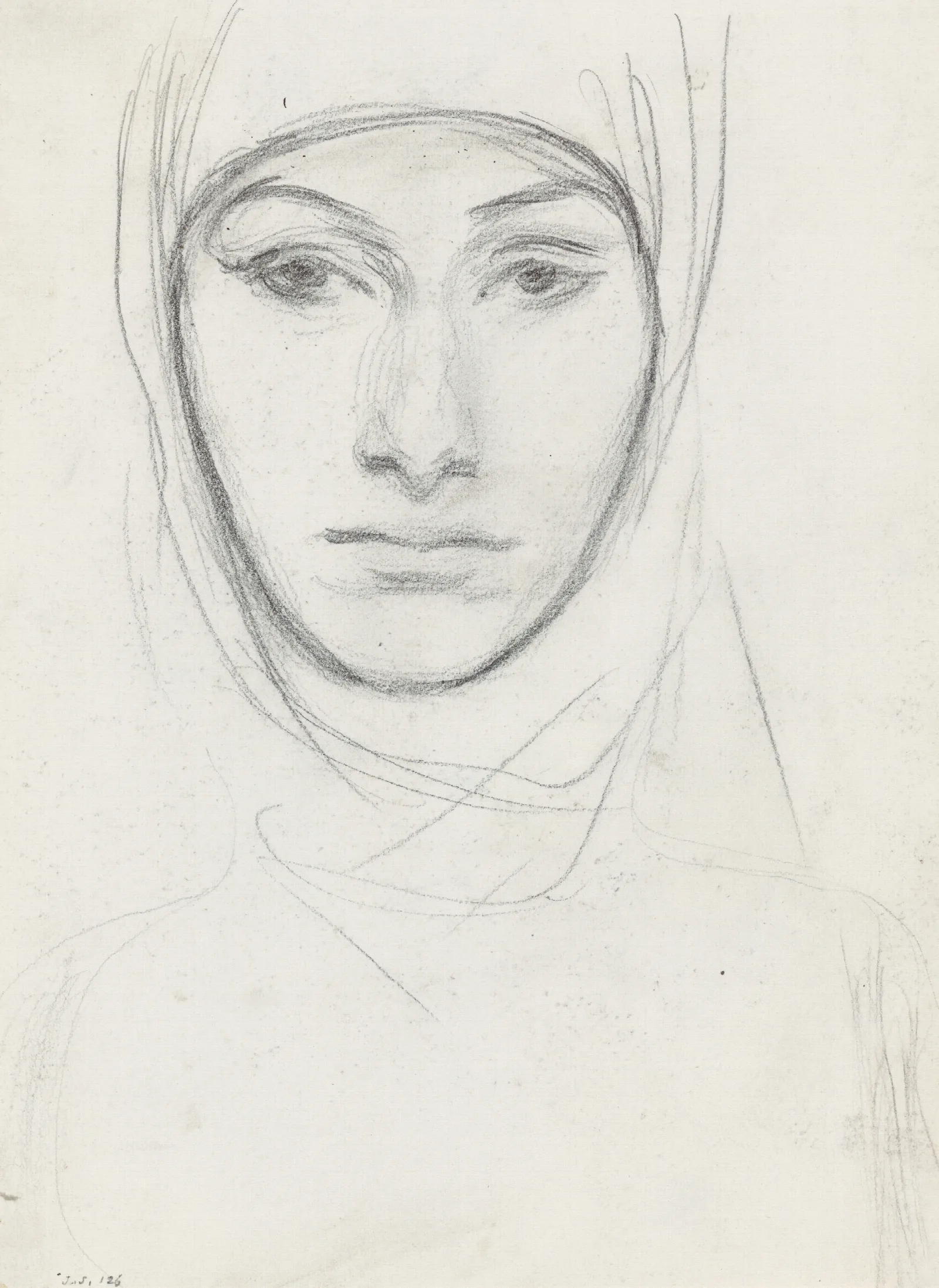Head Of A Woman 27 Wall Art by John Singer Sargent - Canvas Print