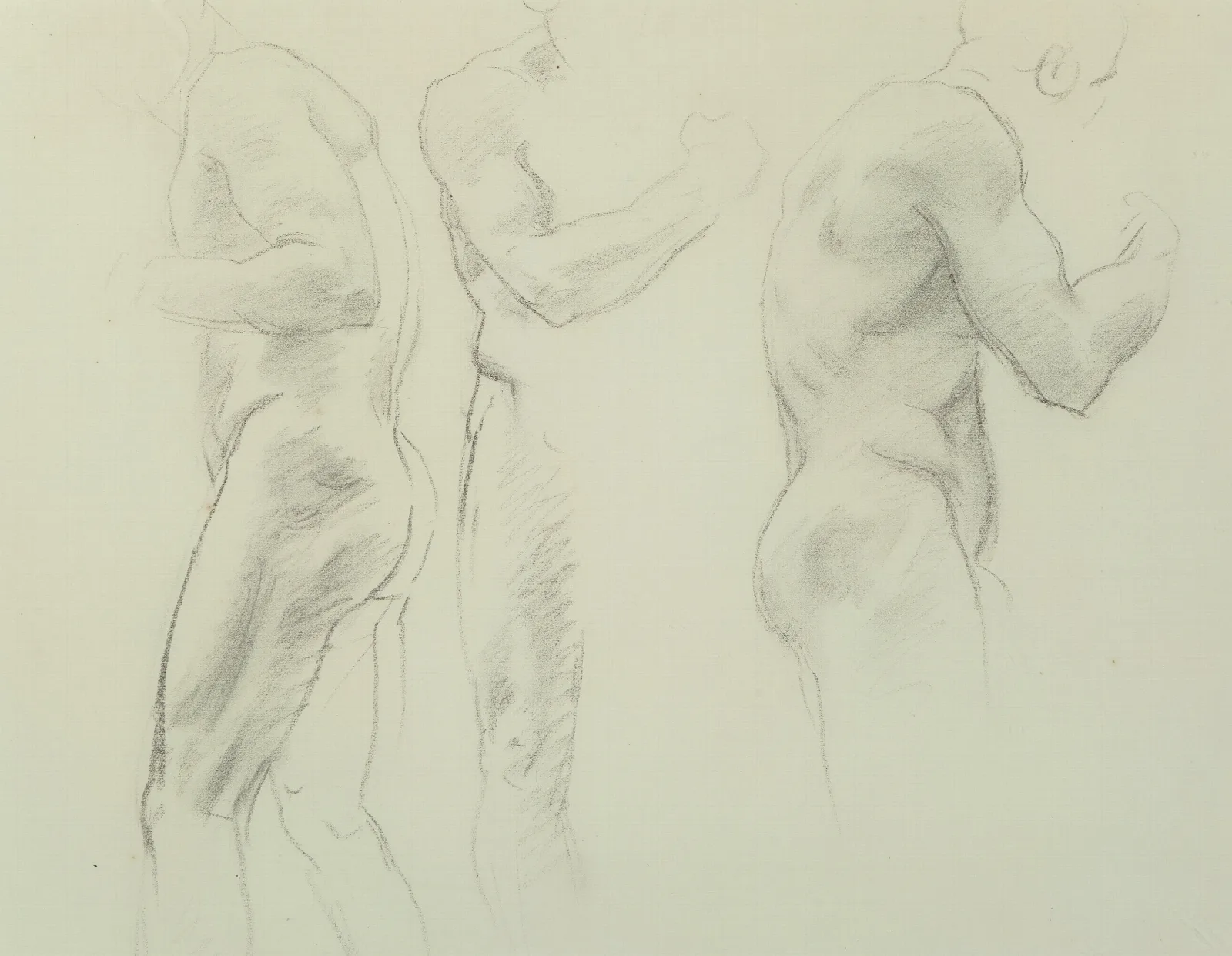 Three Male Studies Wall Art by John Singer Sargent - Canvas Print