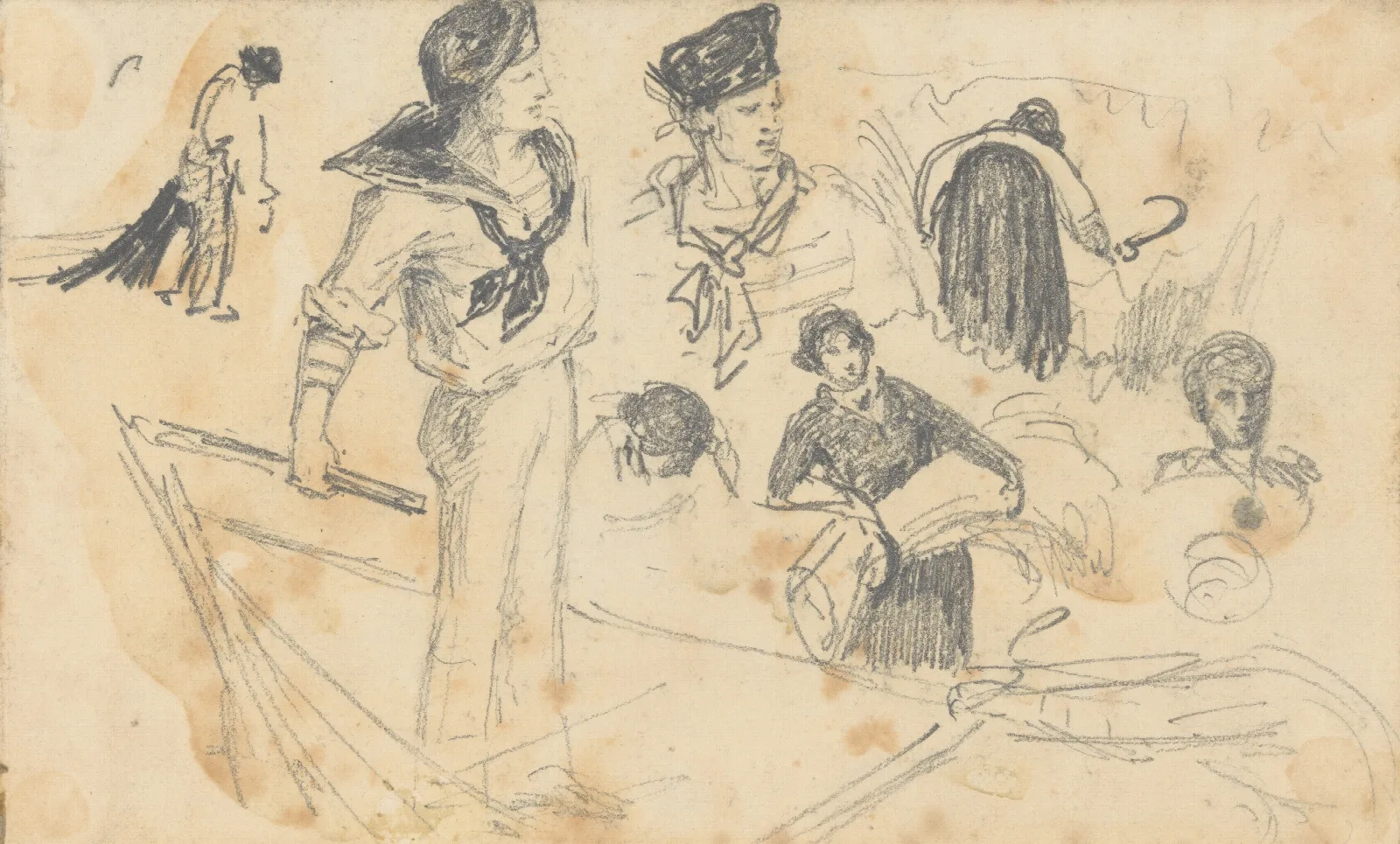 Sailors And Reapers Wall Art by John Singer Sargent - Canvas Print