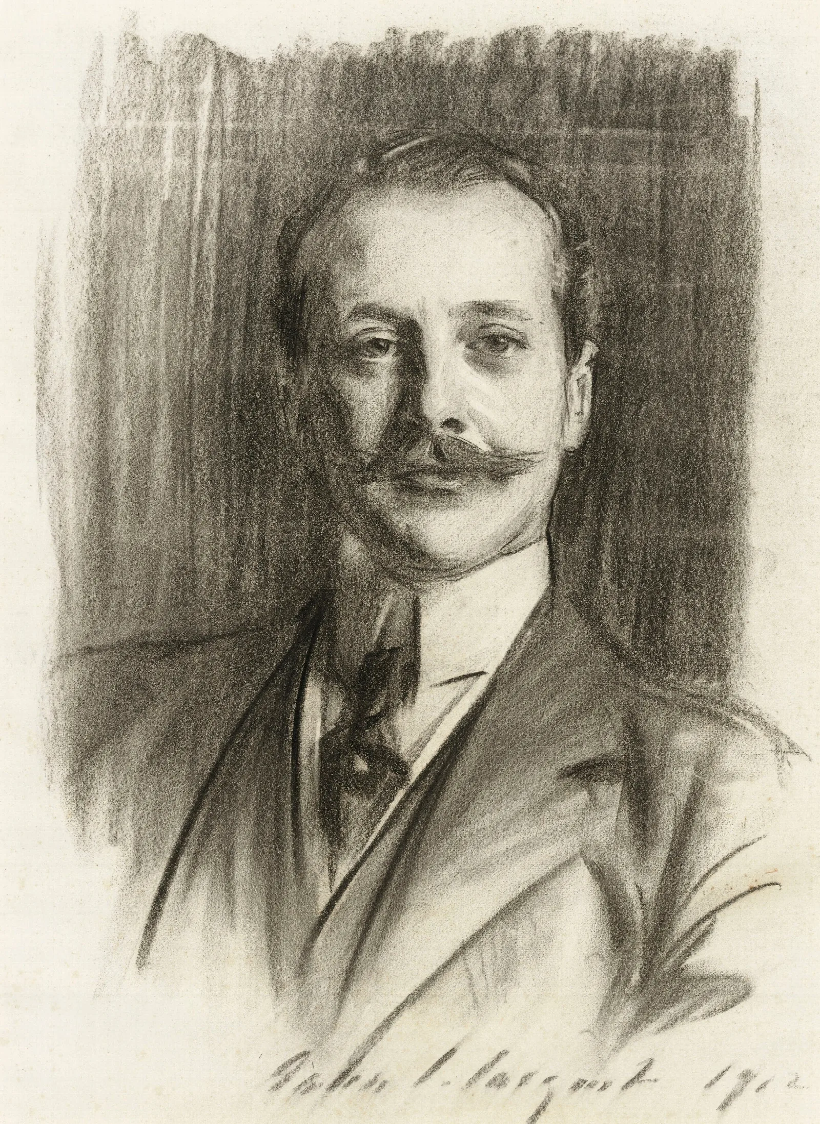 Portrait Of Eric Spencer Fitzwilliam The 9th Earl Fitzwilliam Wall Art by John Singer Sargent - Canvas Print