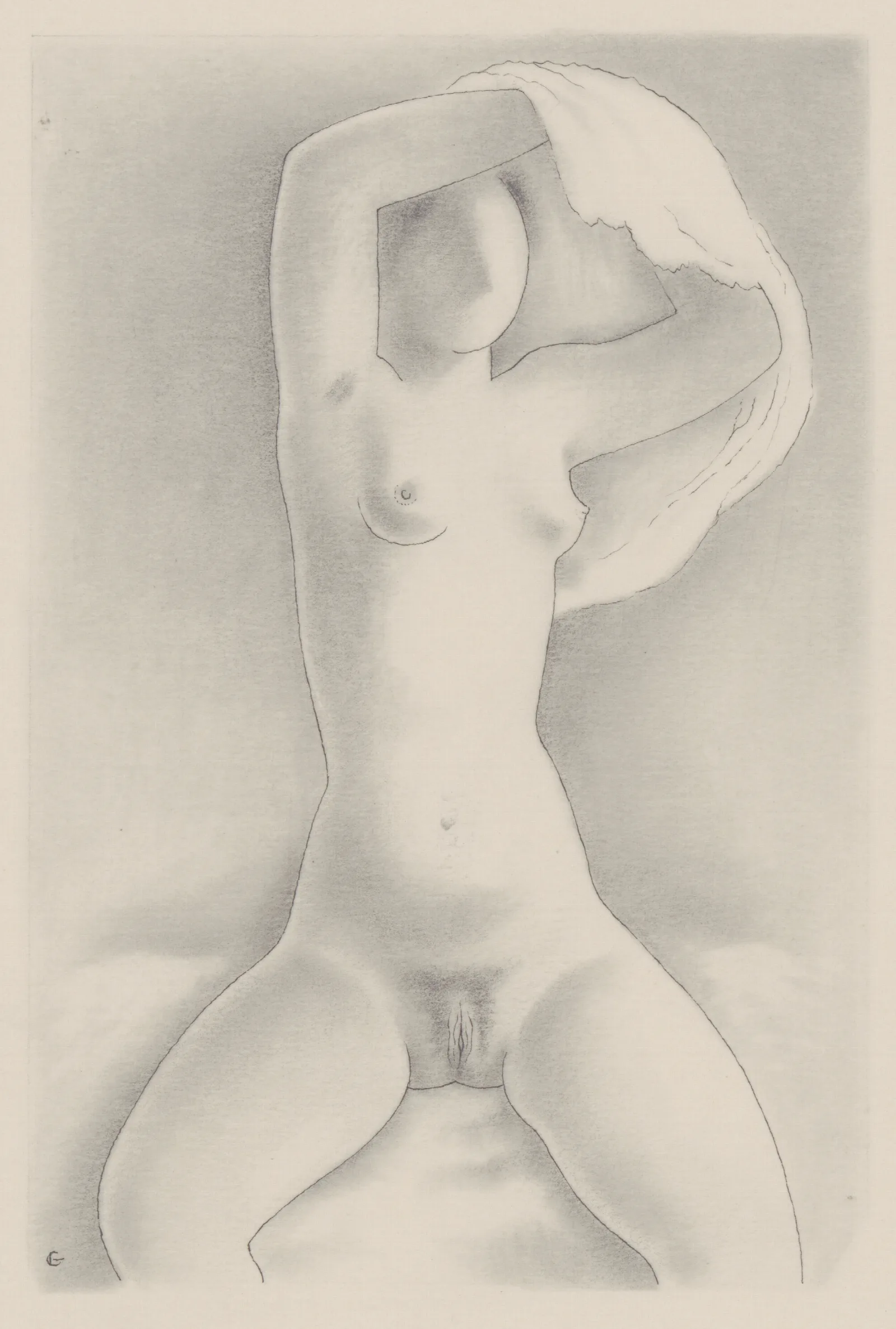Woman With Shirt Viii Wall Art by Mikuláš Galanda - Canvas Print