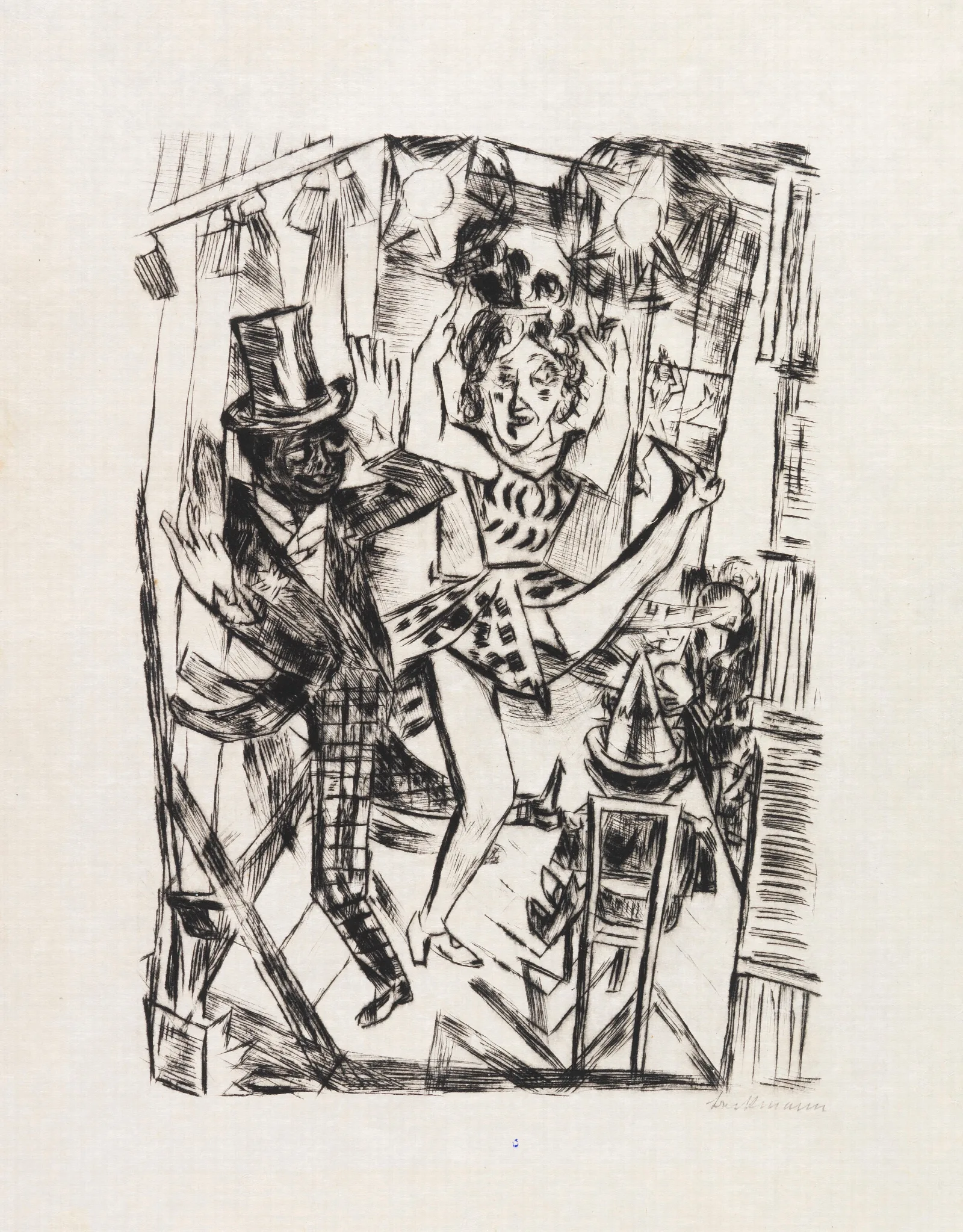 Tauentzienpalast Wall Art by Max Beckmann - Canvas Print