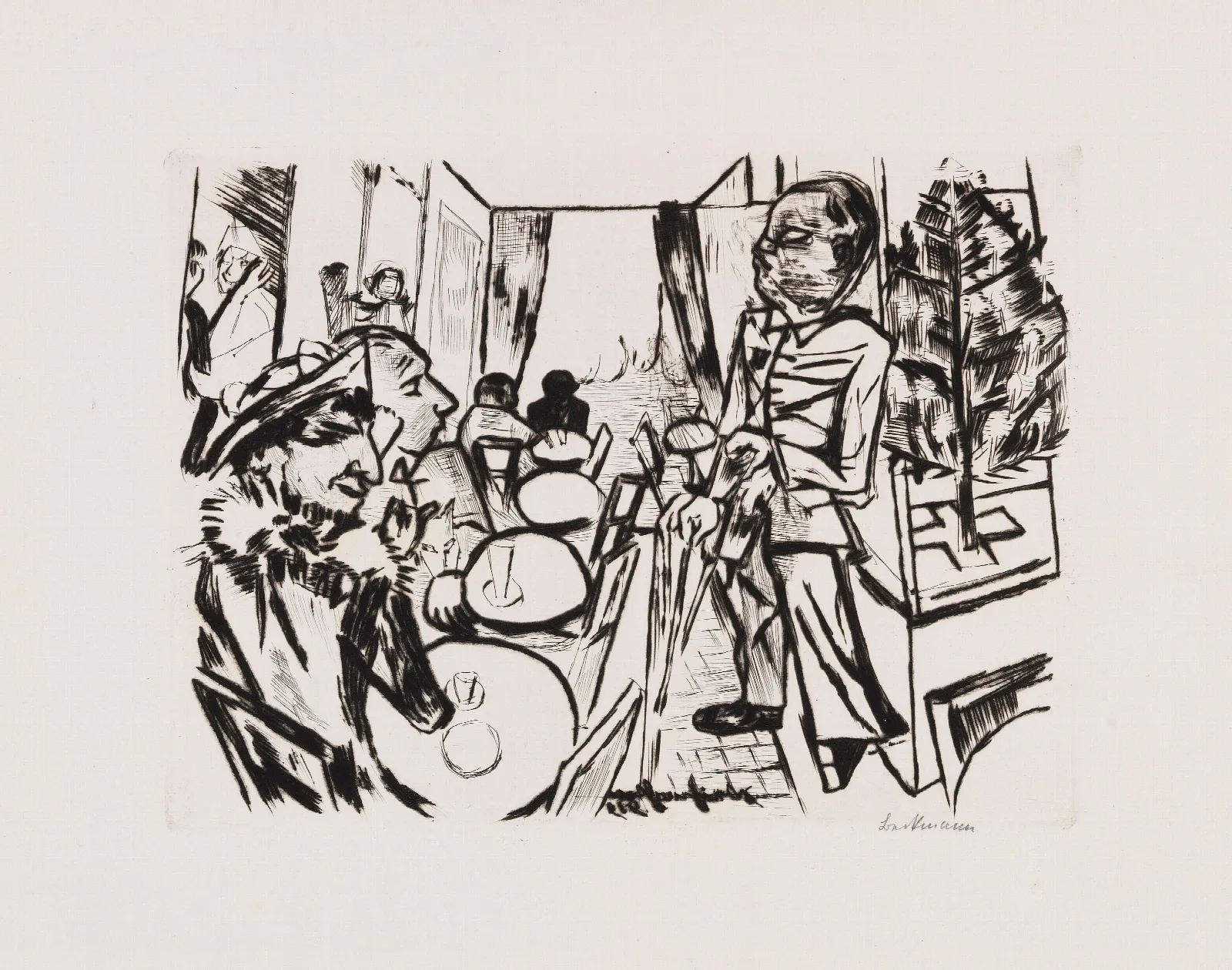 Weihnachten 2 Wall Art by Max Beckmann - Canvas Print