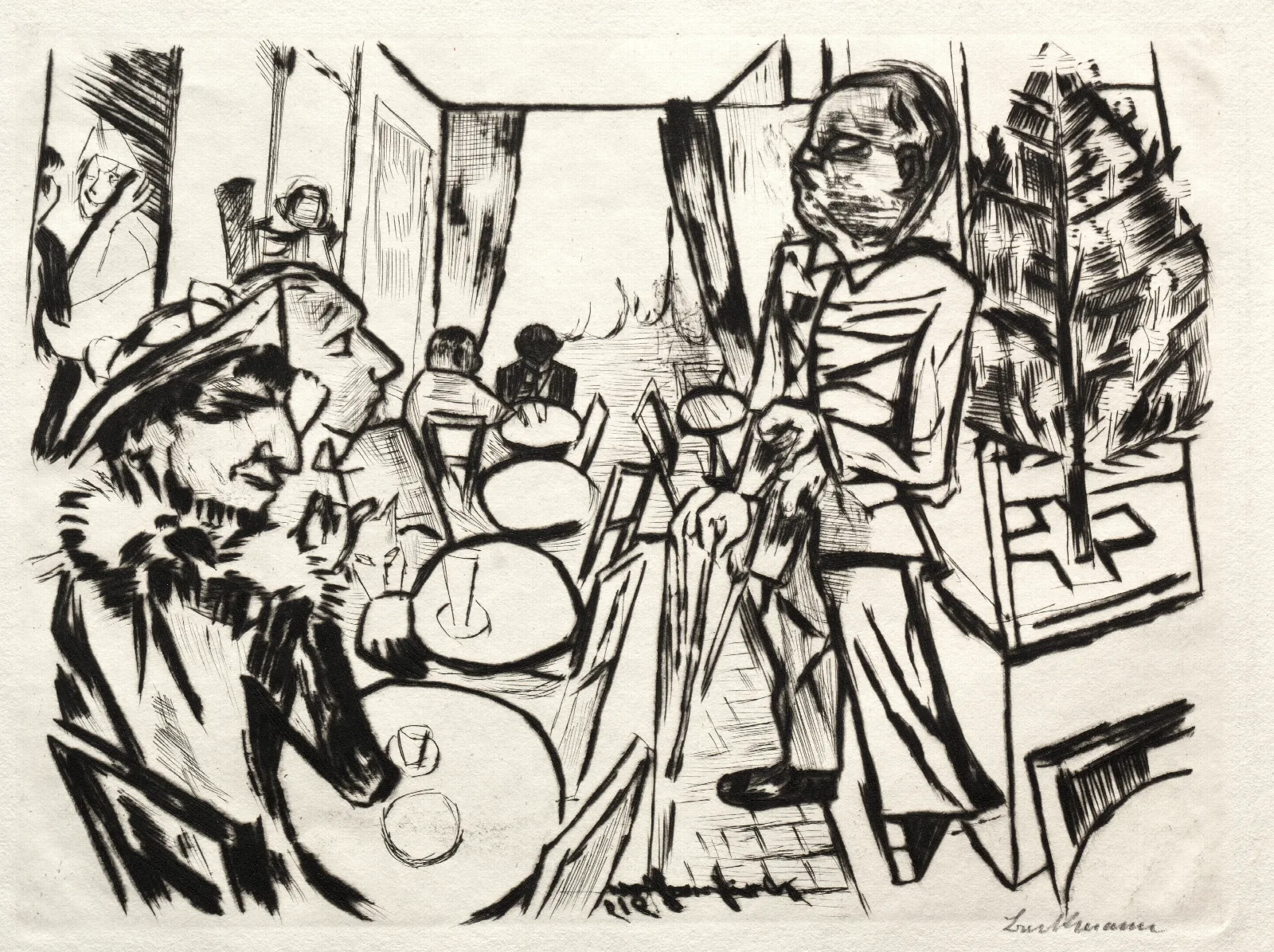 Christmas 1919 Wall Art by Max Beckmann - Canvas Print