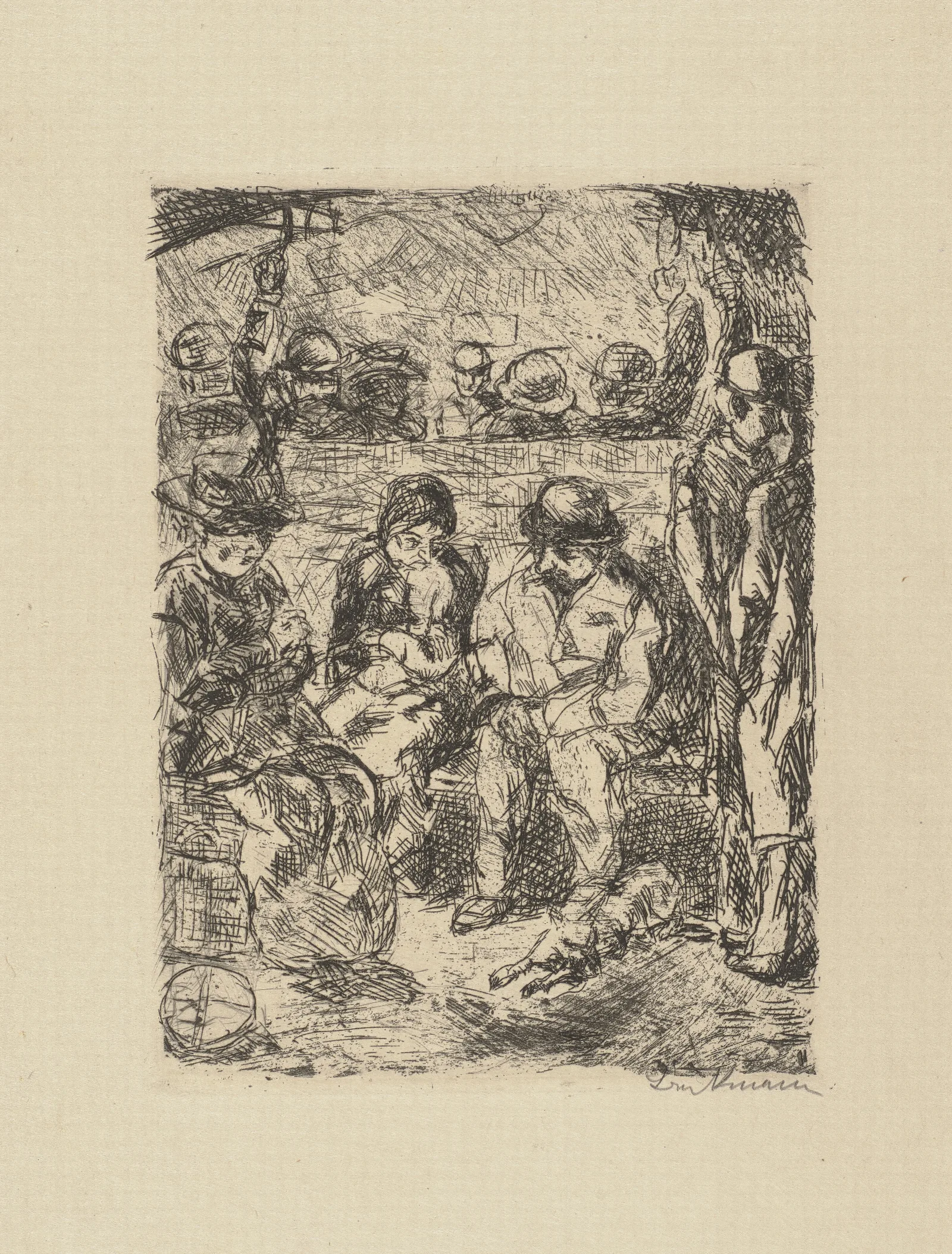 Fourth Class Ii Wall Art by Max Beckmann - Canvas Print