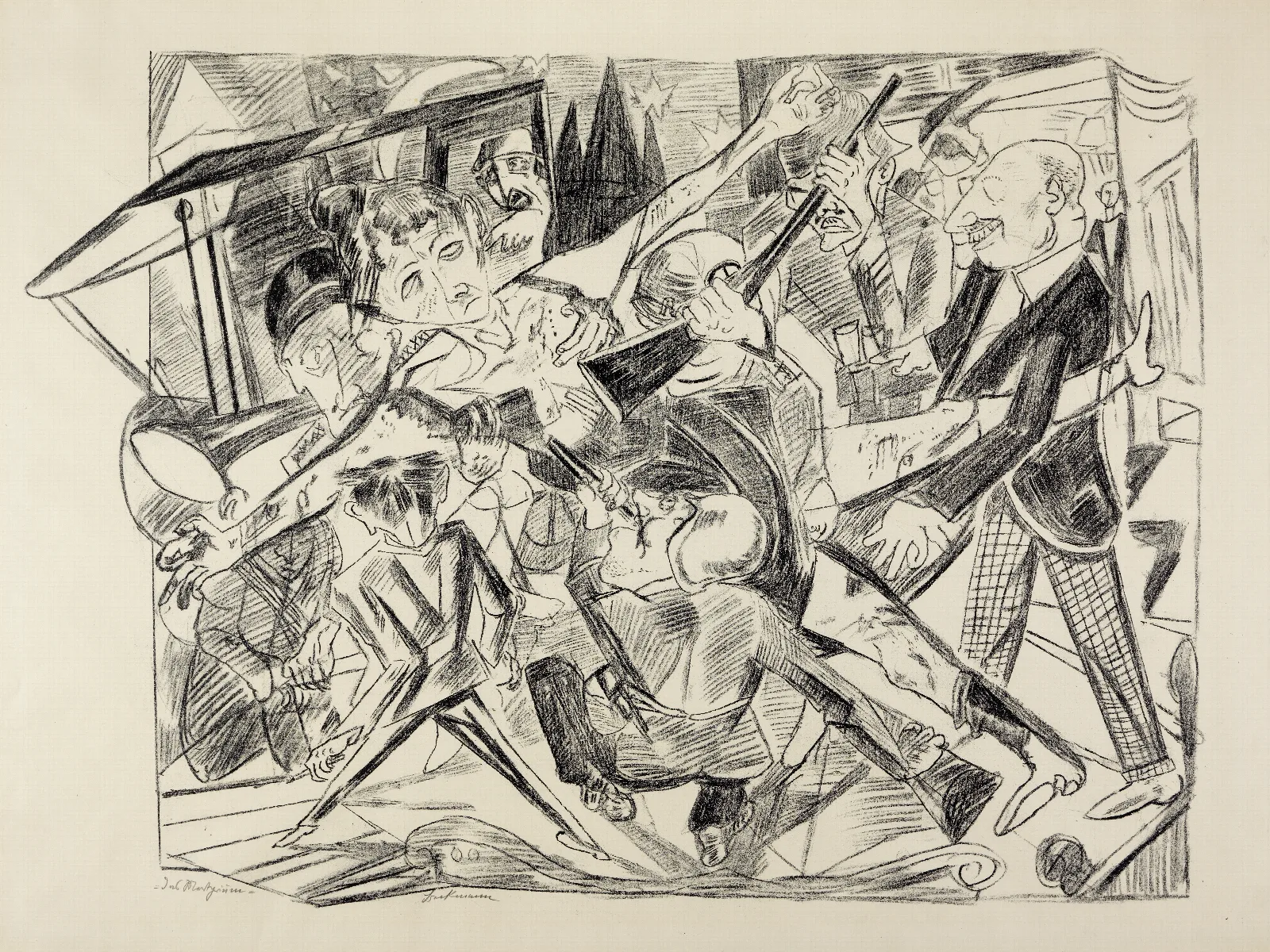 Das Martyrium Wall Art by Max Beckmann - Canvas Print
