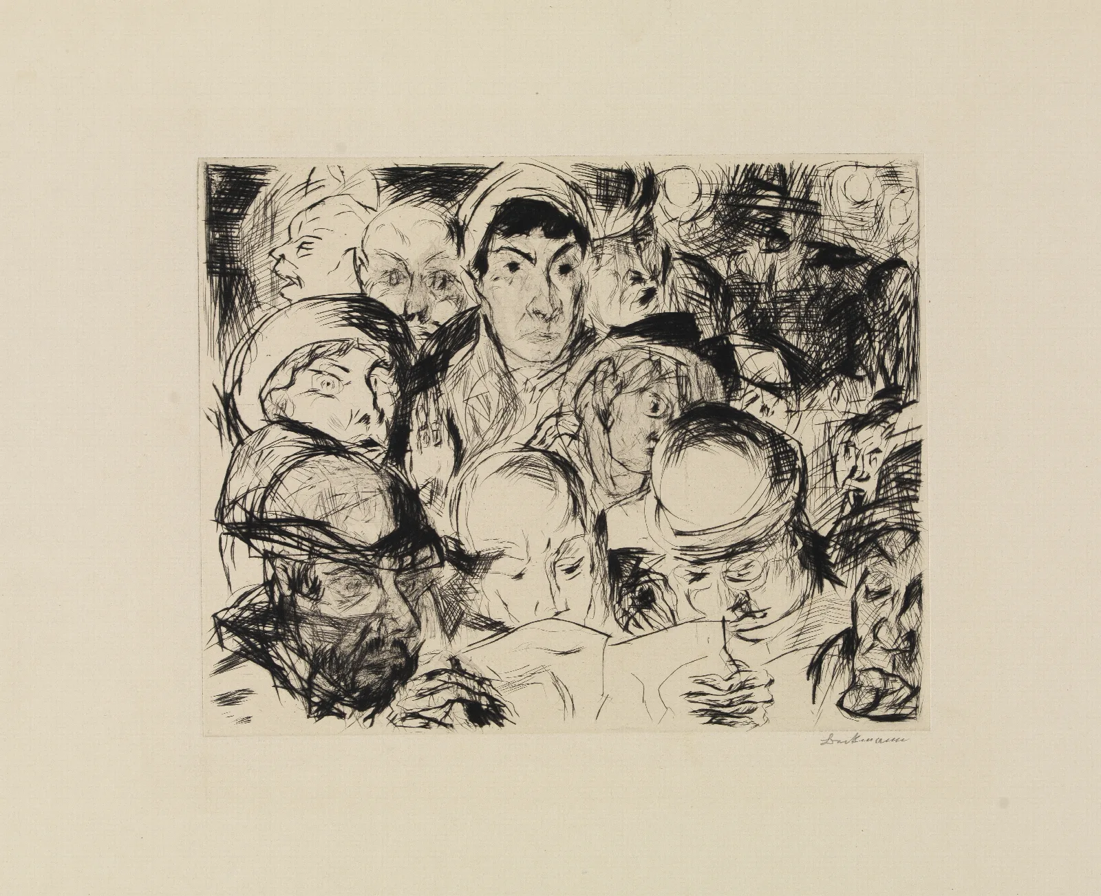 Die Kriegserklarung Wall Art by Max Beckmann - Canvas Print