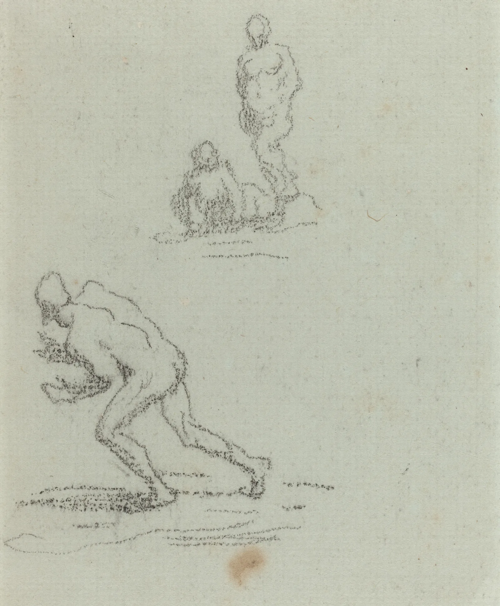 Bathers 4 Wall Art by Honoré Daumier - Canvas Print