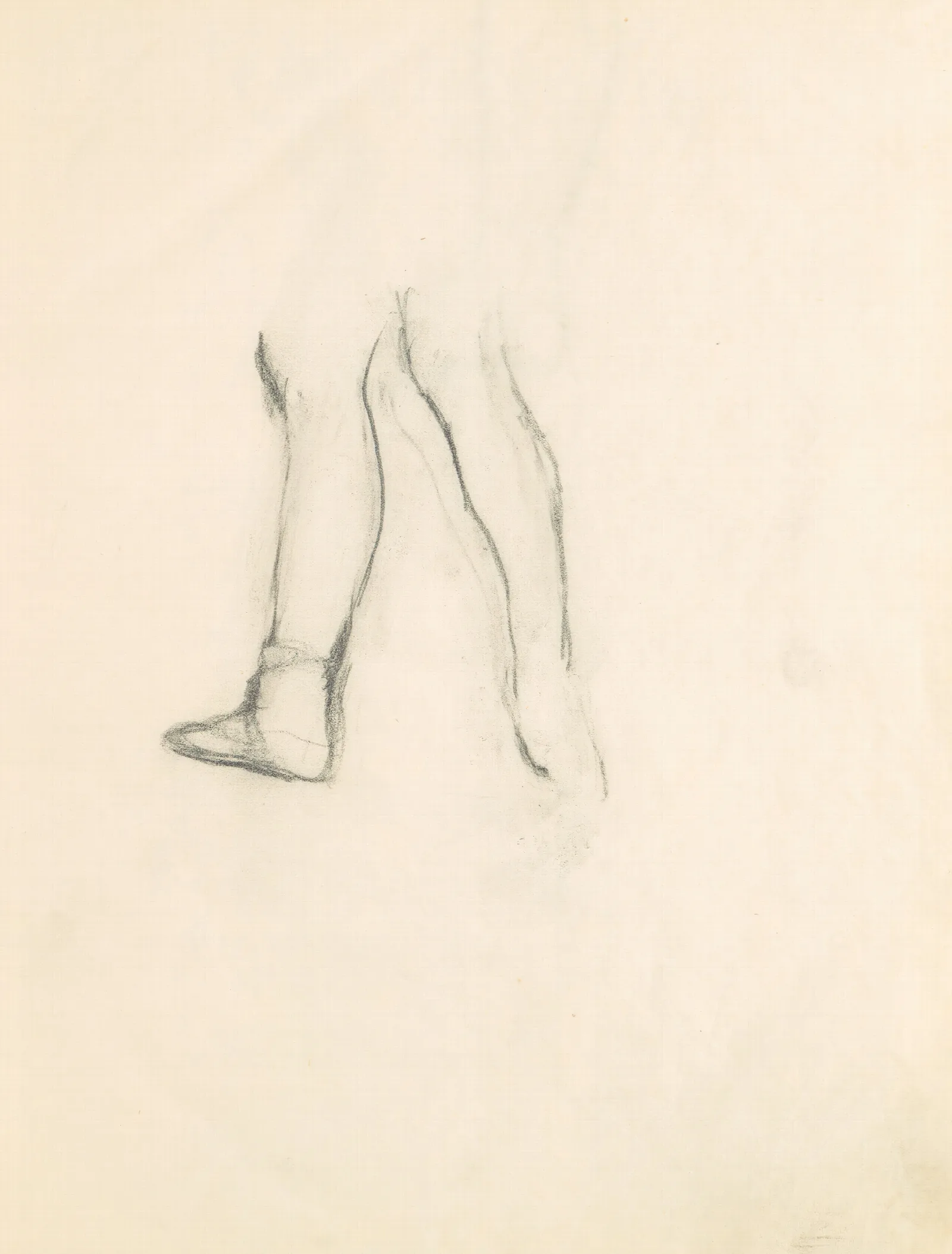 Figure Studies 15 2 Wall Art by Edgar Degas - Canvas Print