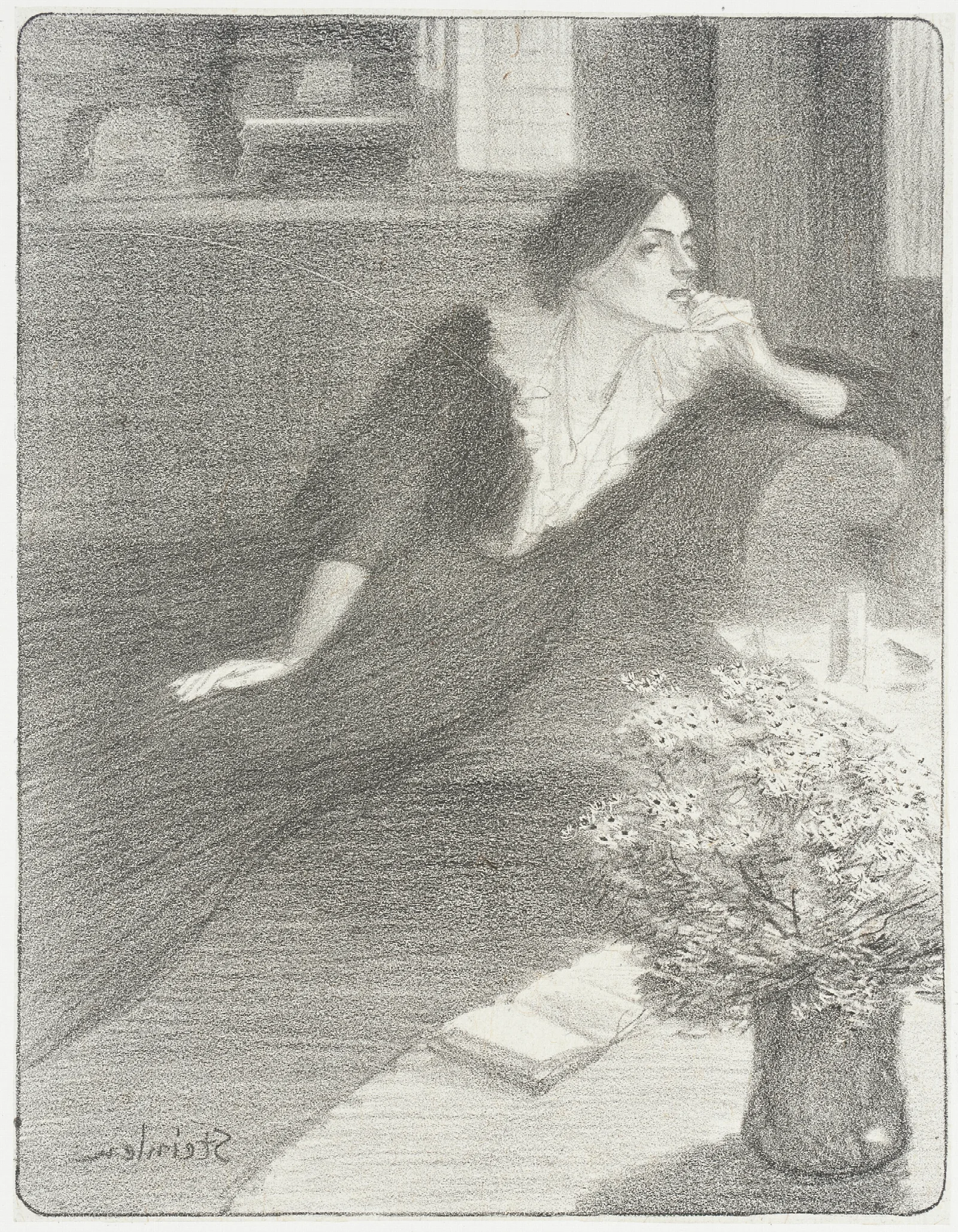 Chansons De Femmes Wall Art by Théophile Alexandre Steinlen - Canvas Print